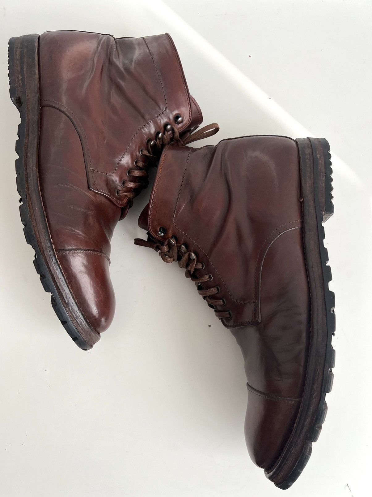 Marsell 🔥Officine Creative Komma Anatomia 16 Leather Boots Size US 11.5 / EU 44-45 - 11 Thumbnail