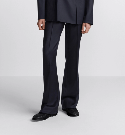 Dior o1w1db11225 443C13 Flared Pant in Navy Blue Size US 34 / EU 50 - 5 Thumbnail