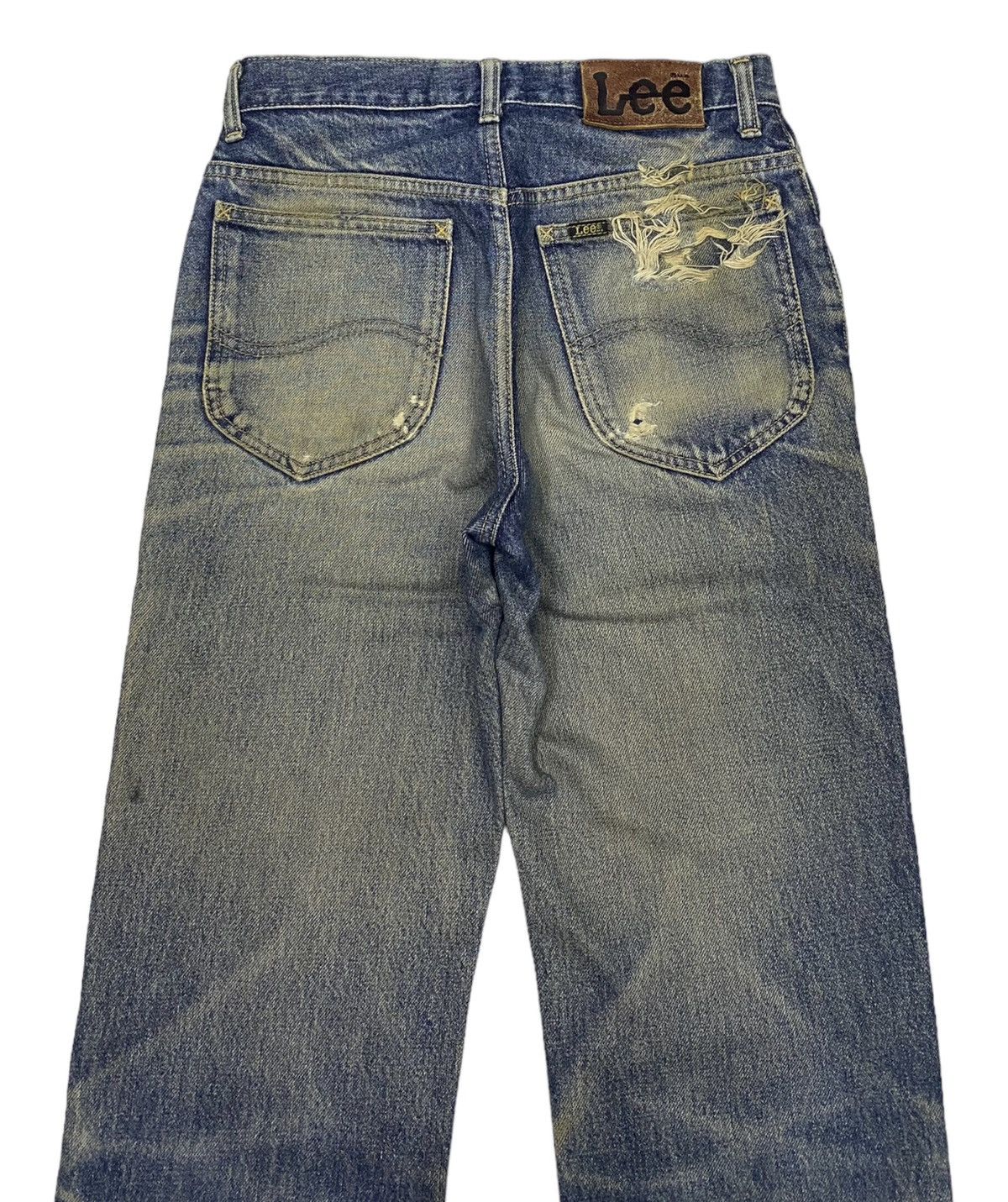 Lee VINTAGE LEE RIDERS SCOVILL SANFORIZED DISTRESSED DENIM JEANS Size US 28 / EU 44 - 6 Thumbnail