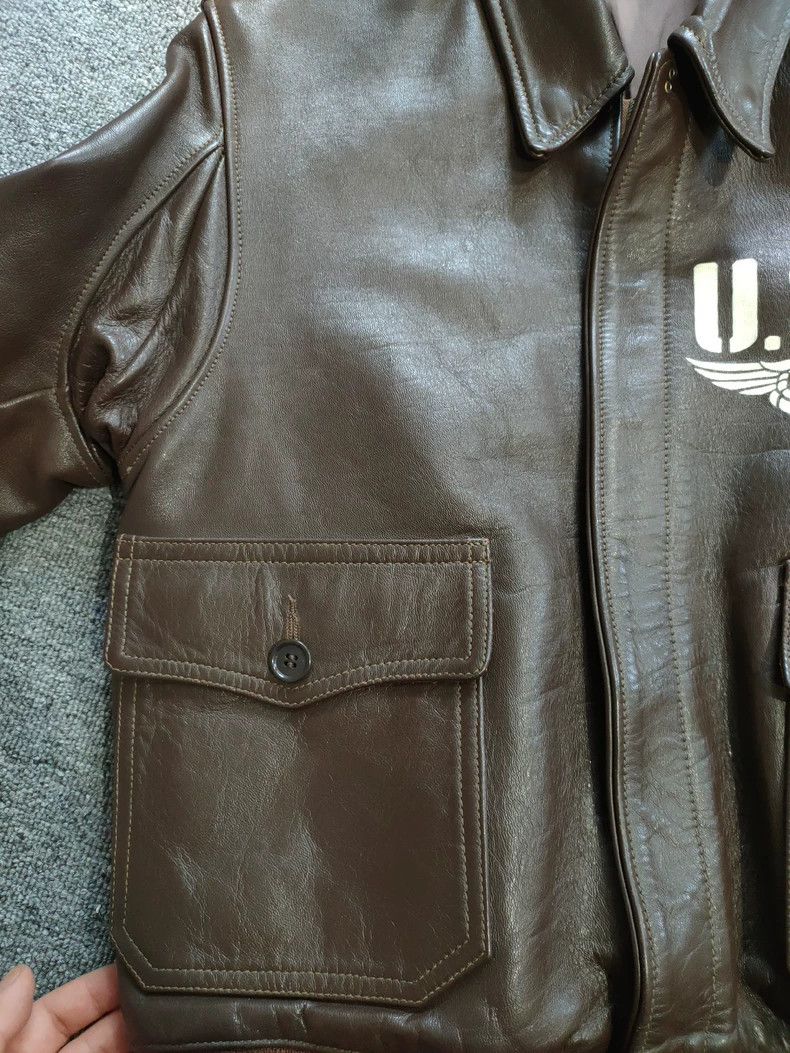 The Real McCoy's The REAL McCOY'S A2 G1 Pilot Jacket with Horsehide 2505-Nex Size US M / EU 48-50 / 2 - 4 Thumbnail