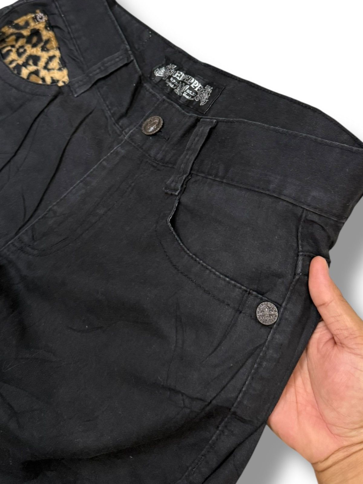Ed Hardy RED PEPPER X ED HARDY SKULL JAPANESE BRAND DENIM Size US 36 / EU 52 - 9 Thumbnail