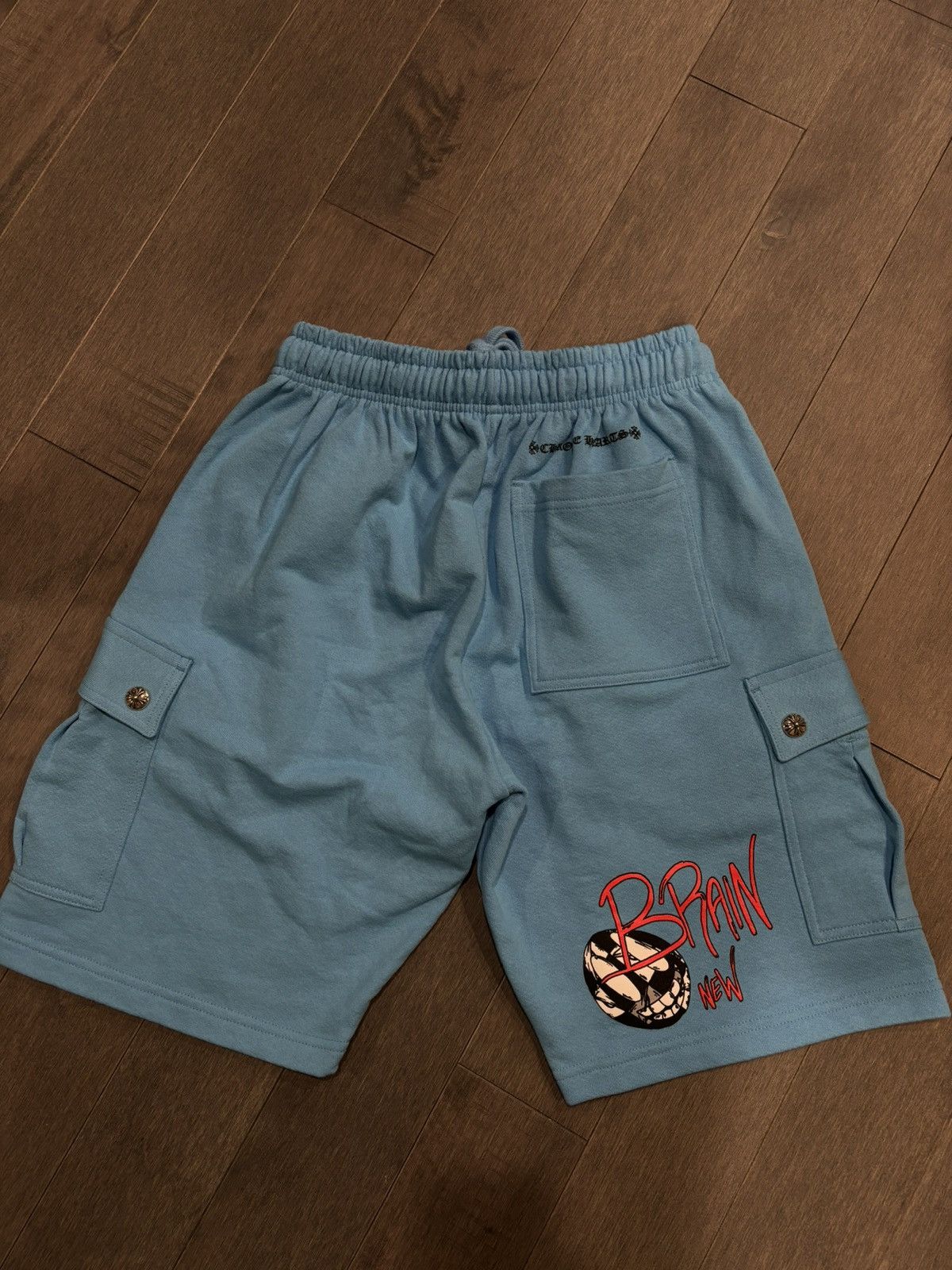 Chrome Hearts Chrome Hearts Brain Brand New Blue Matty Boy Shorts Medium Size US 32 / EU 48 - 2 Thumbnail