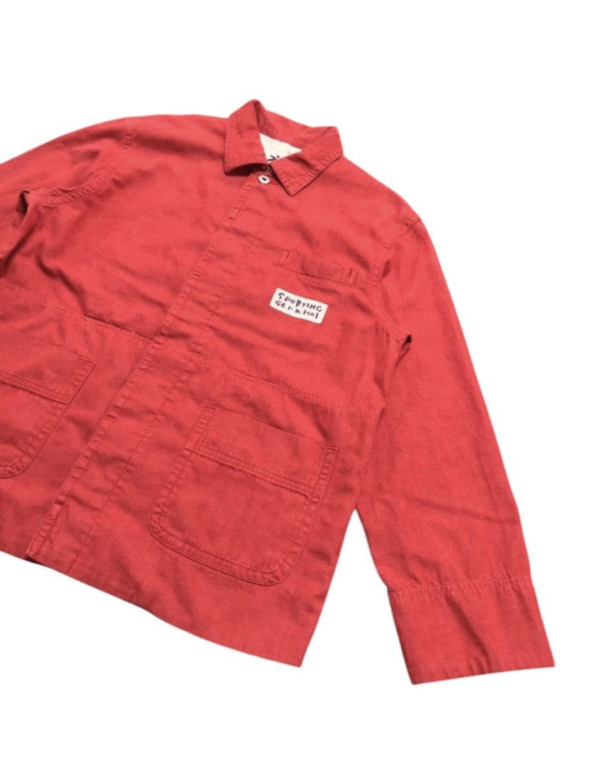Hai Sporting Gear ‼️LAST DROP‼️HAI Sporting Gear Issey Miyake Red Chore Jacket Size US M / EU 48-50 / 2 - 4 Thumbnail