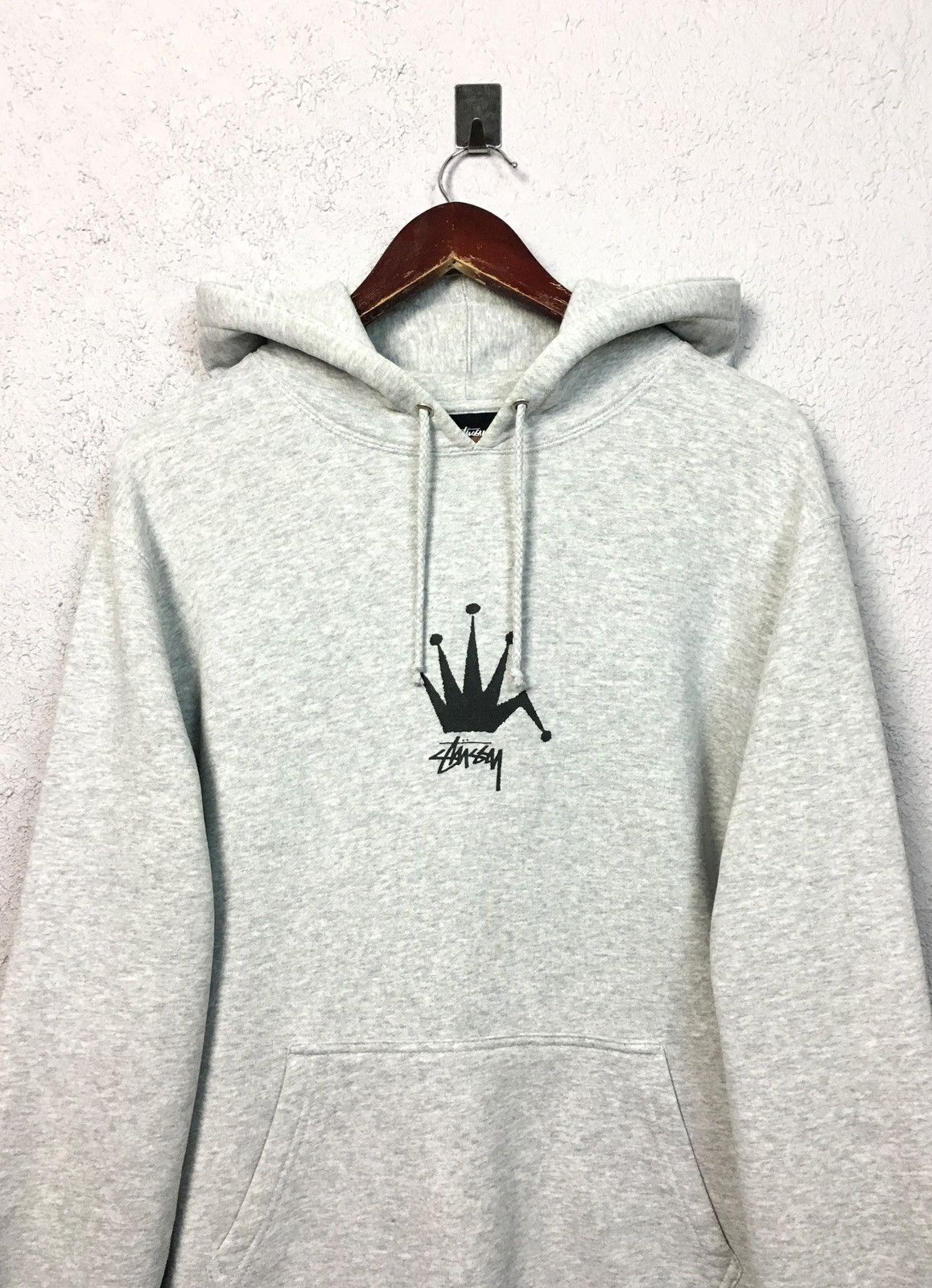 Stussy hoodie STUSSY Broken Crown Old Sweatshirt y2k vintage skate Size US M / EU 48-50 / 2 - 2 Thumbnail