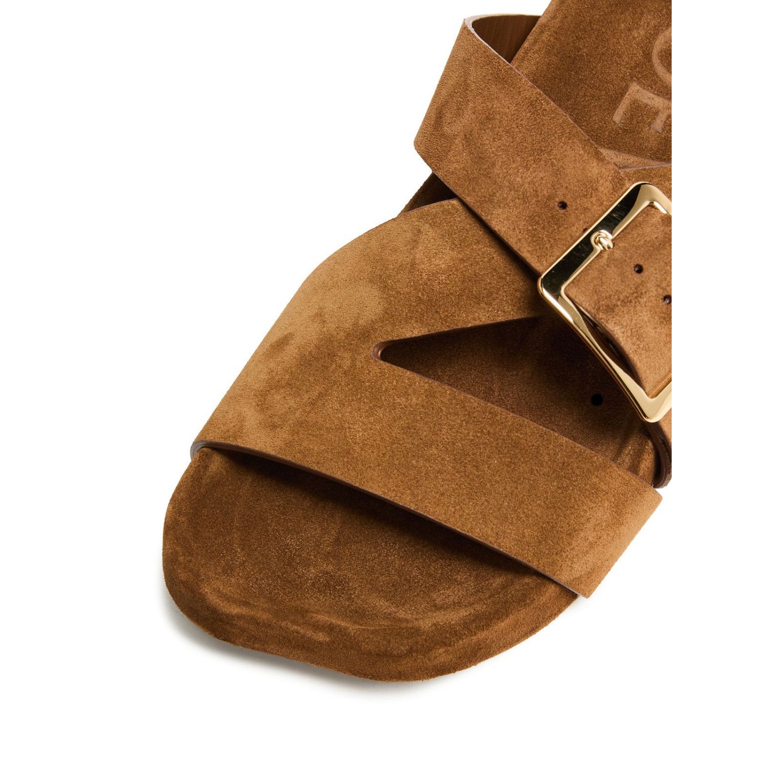 Loewe LOEWE Ease Brown Suede Slide Sandals New & Authentic (Women' Size US 7 / IT 37 - 5 Thumbnail