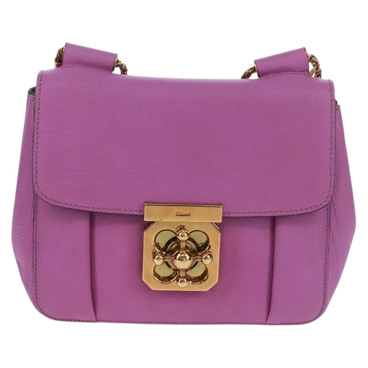 Chloe Chloe Elsie Chain Shoulder Bag Leather Size ONE SIZE - 1 Thumbnail