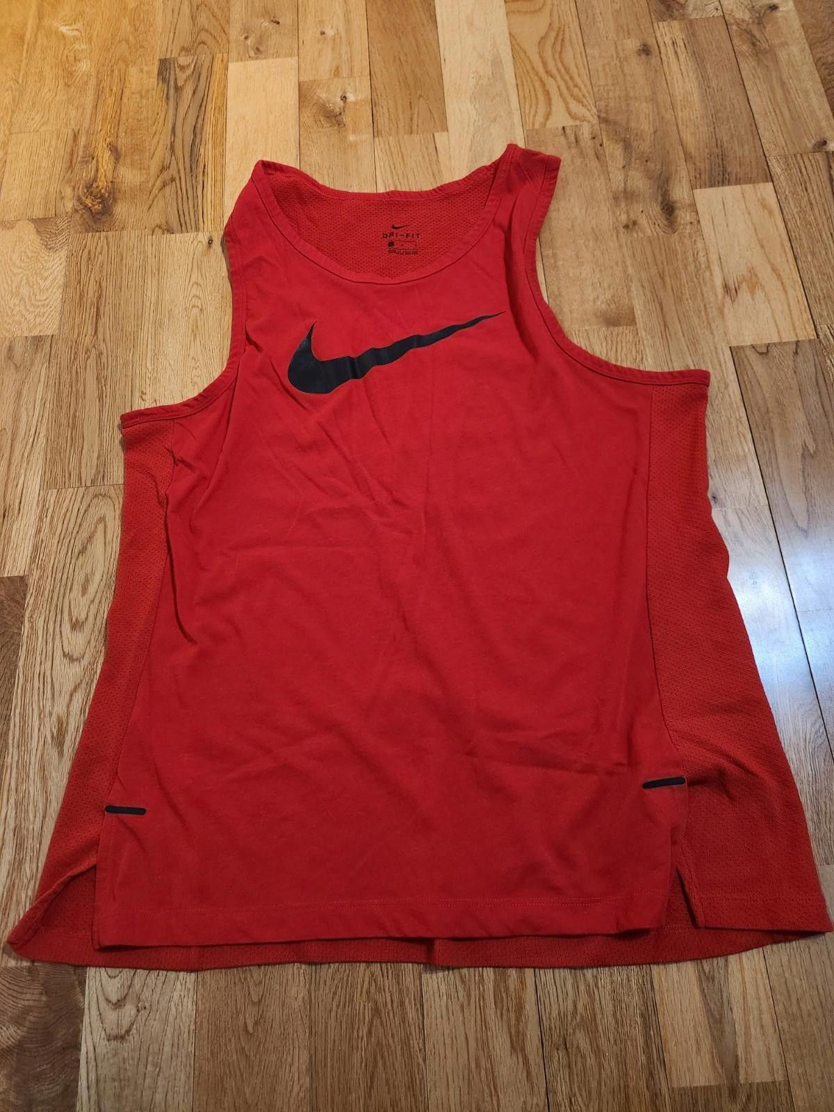 Nike Nike Dri-Fit Athletic Tank Top Red Men's Large Size US L / EU 52-54 / 3 - 1 Thumbnail