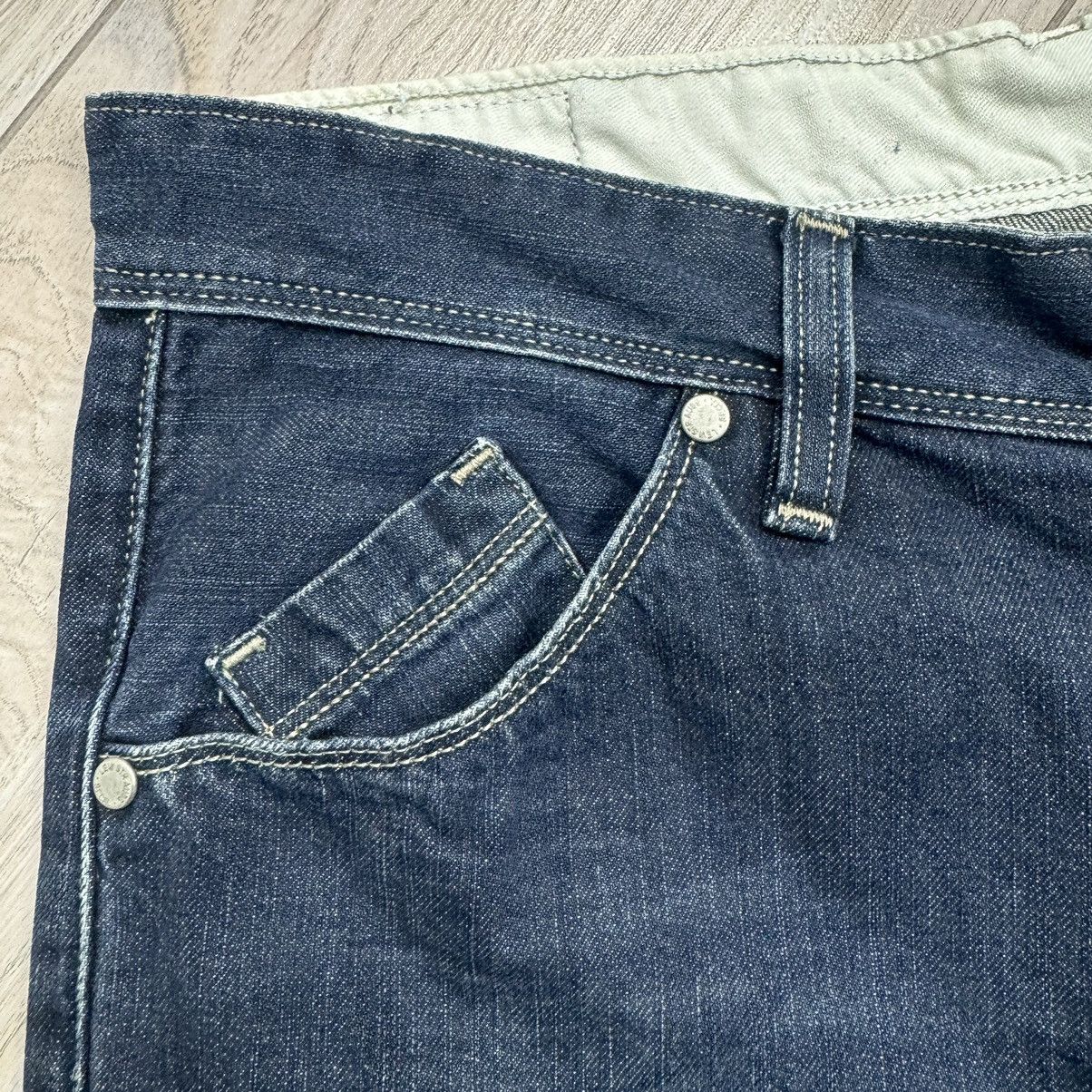 Levi's Rare Levi’s Y2K 3D Cinch Back Avant Garde Denim 3/4 Shorts Size US 30 / EU 46 - 10 Thumbnail