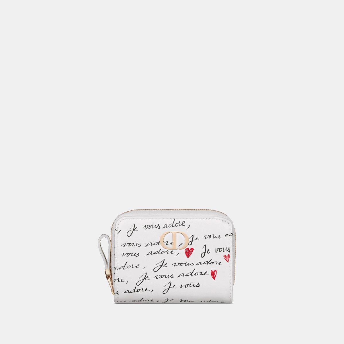 Dior o1bcso1str0226 Size:OS/Caro Scarlet Wallet in White/Black Size ONE SIZE - 1 Thumbnail