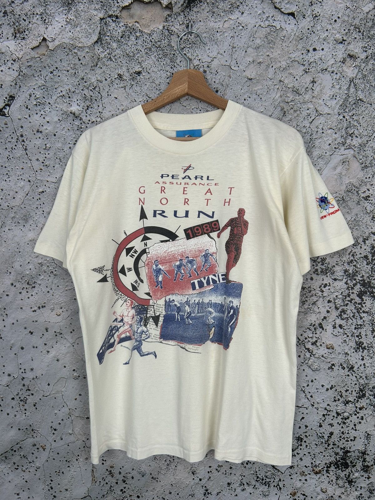 Vintage Great North Run 1989 Archive Marathon Graphic Tee