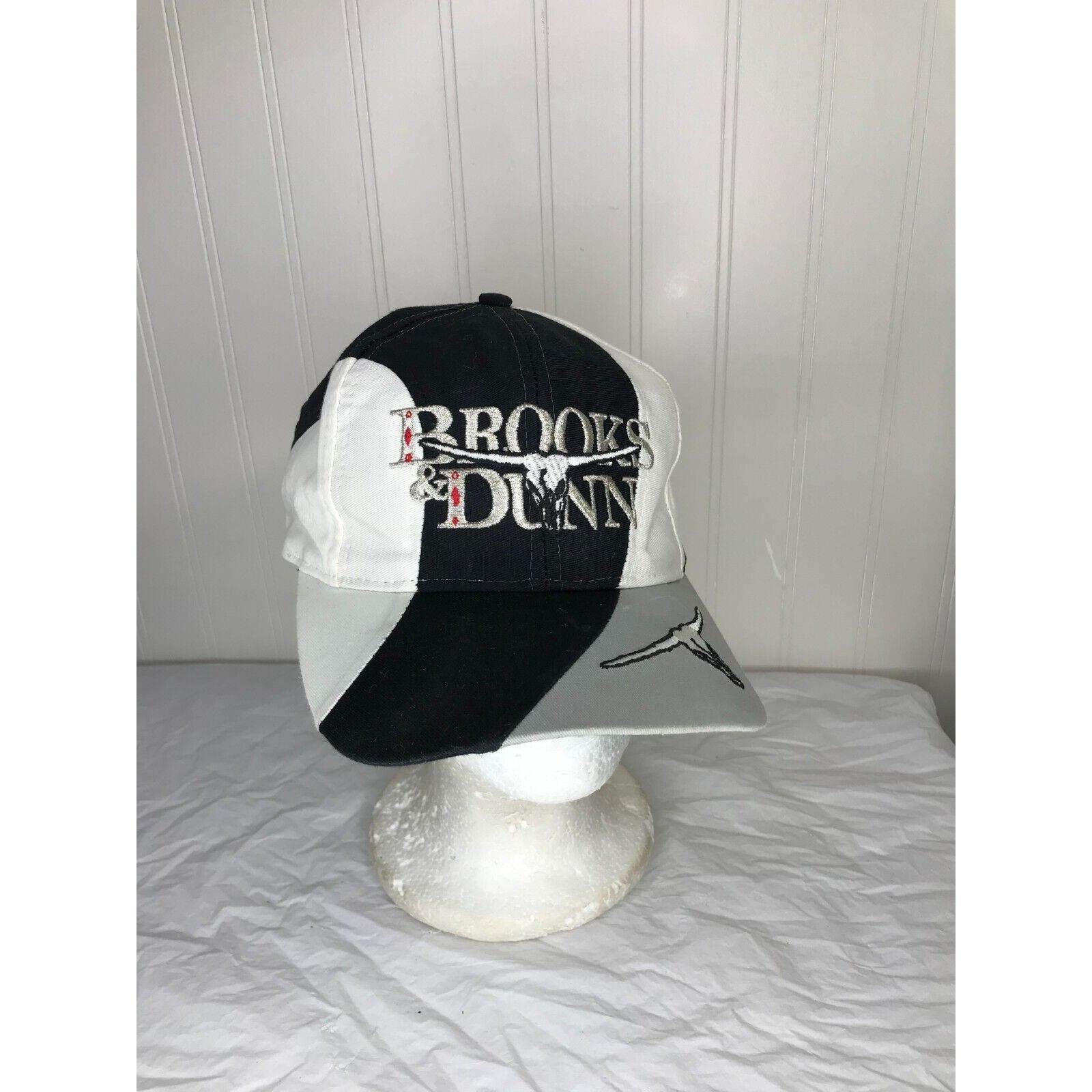 image of Vintage Brooks And Dunn Snapback Baseball Hat Cap Fan Club 9, Men's