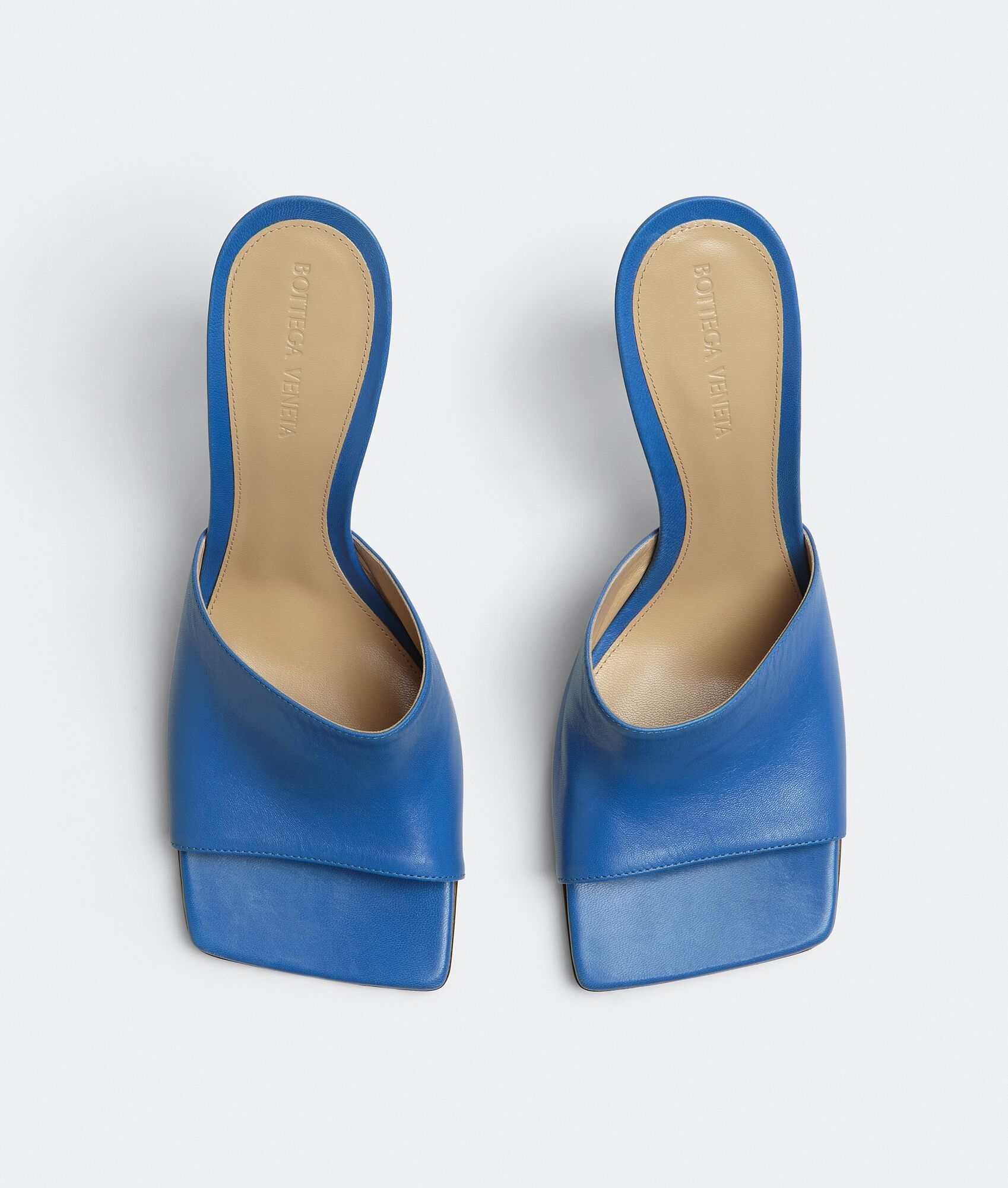 Bottega Veneta o1mle0325 Stretch Mules in Blue Size US 6.5 / IT 36.5 - 4 Thumbnail