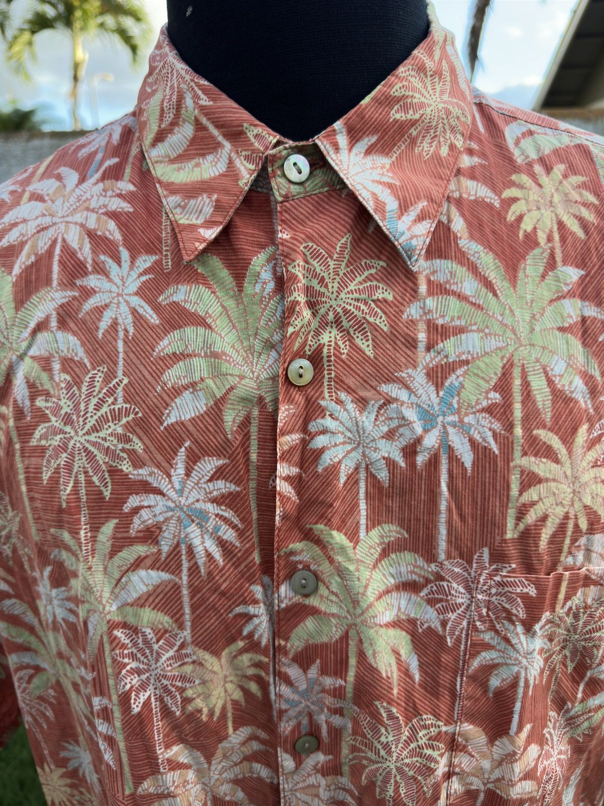 Tori Richard PreOwned Tori Richard Orange Hawaiian Print Men's XL Size US XL / EU 56 / 4 - 3 Thumbnail