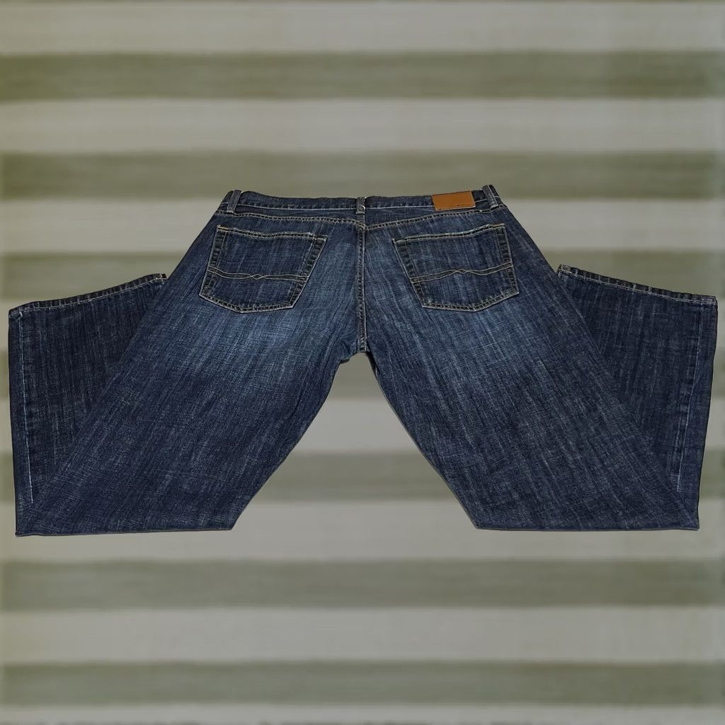 Lucky Brand Lucky Brand 221 Original Boot Jeans Mens 38 x 32 38x31 Blue Whiskered Cowboy Denim Regular 5-Pocket Zipper Button Logo Vintage? No Size US 38 / EU 54 - 1 Thumbnail
