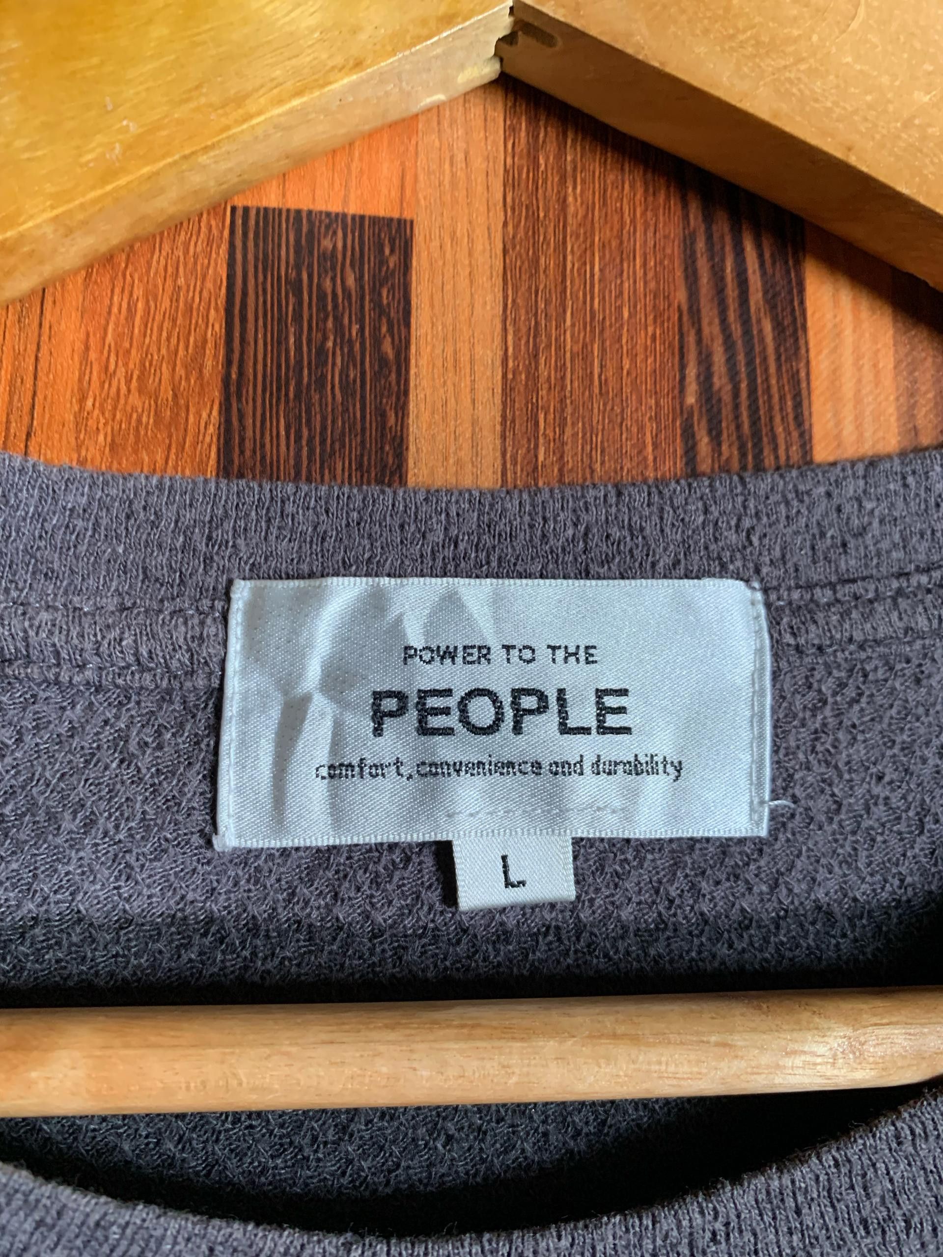 Japanese Brand Power To The People Stripe Sweatshirt Size US L / EU 52-54 / 3 - 3 Thumbnail