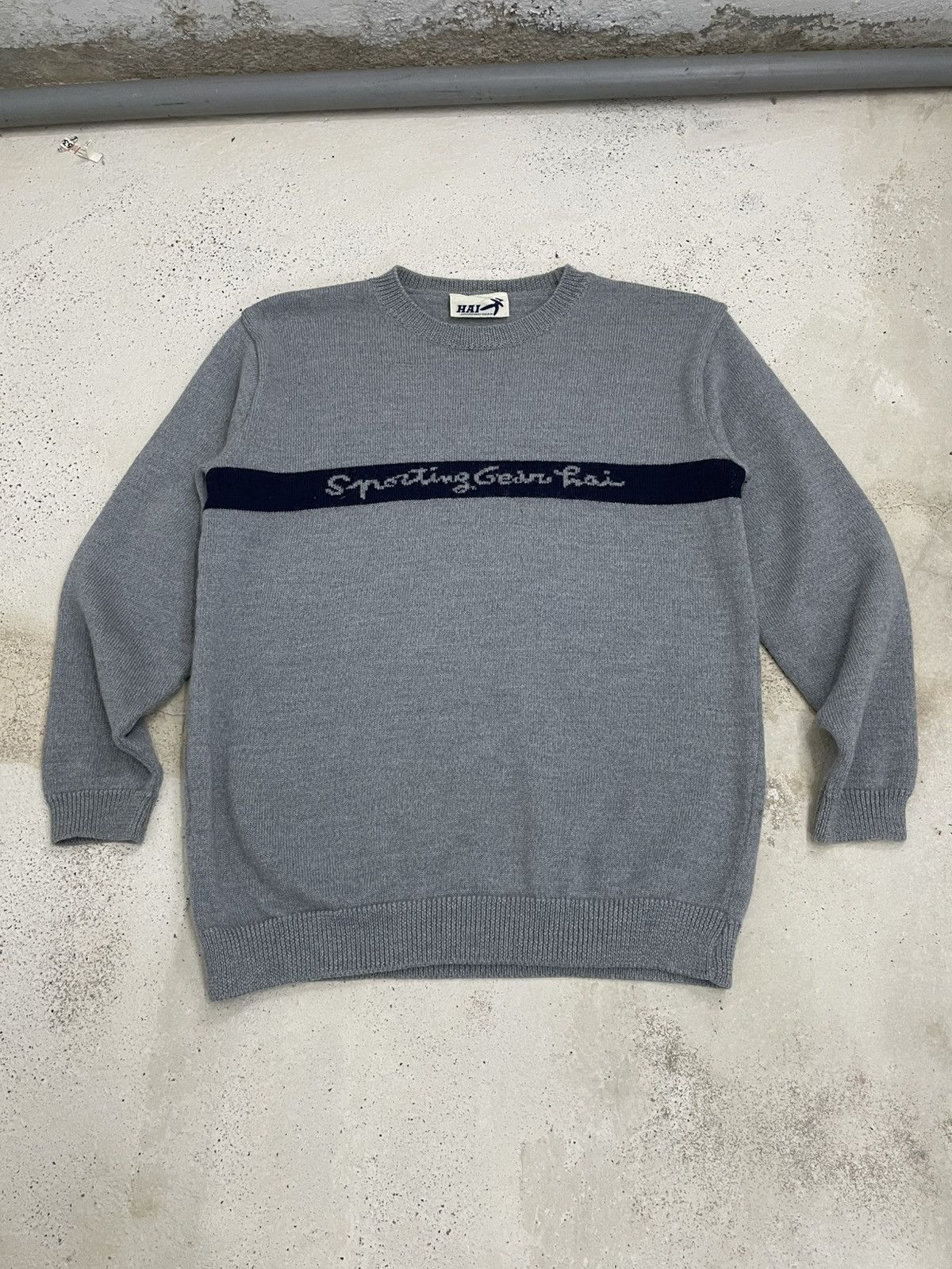Final Home Sporting Gear Hai Spellout Archive by Issey Miyake Knitwear Size US M / EU 48-50 / 2 - 3 Thumbnail