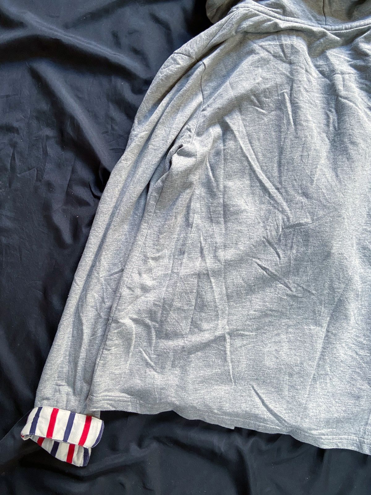 Isamu Katayama Backlash APACHE VINTAGE DOUBLE LAYER STRIPED CASUAL ZIP HOODIE Size US S / EU 44-46 / 1 - 15 Thumbnail
