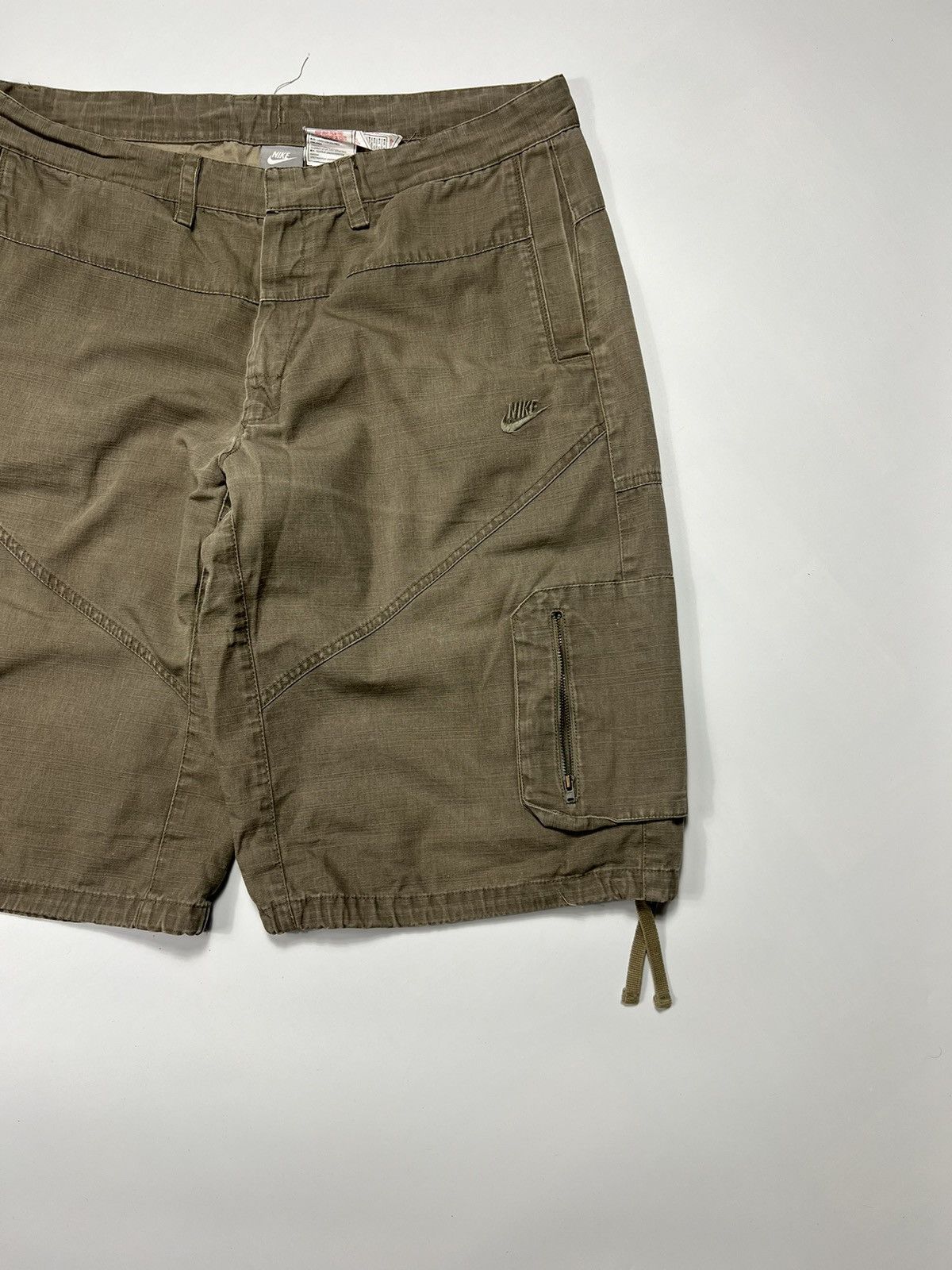 Nike Vintage Nike Corduroy Millitary Style Short Y2K Size US 36 / EU 52 - 2 Thumbnail