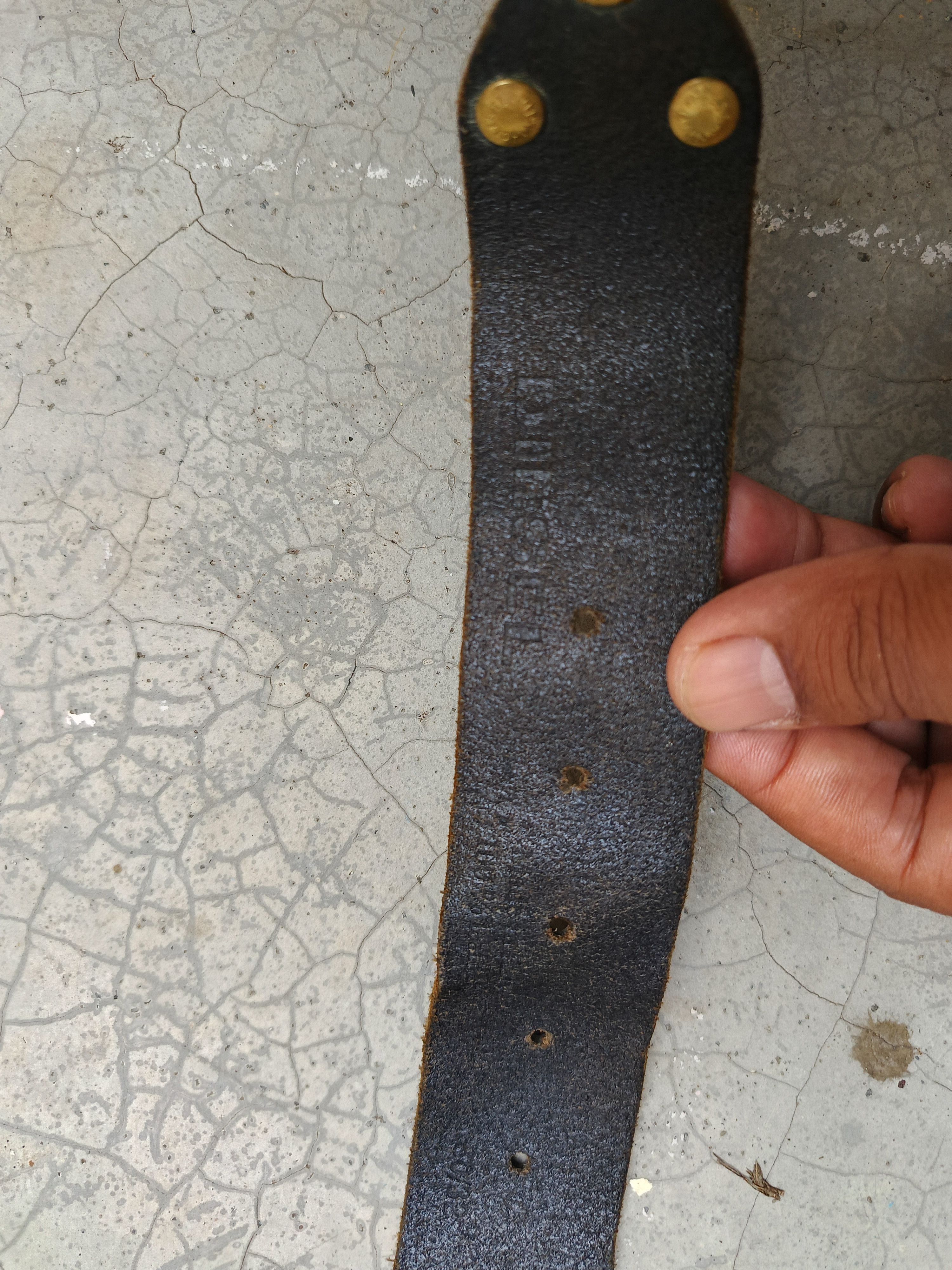 Diesel RARE🔥 DIESEL VINTAGE LEATHER BELT Size 32 - 11 Thumbnail