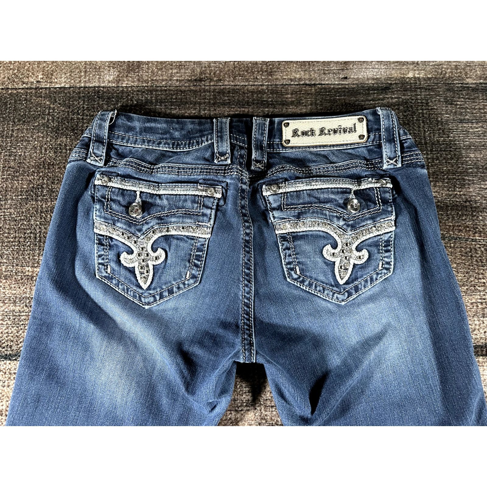 Rock Revival Rock Revival Womens Betty Easy Boot Denim Jeans Pants 28x29 Size 28" / US 6 / IT 42 - 1 Thumbnail
