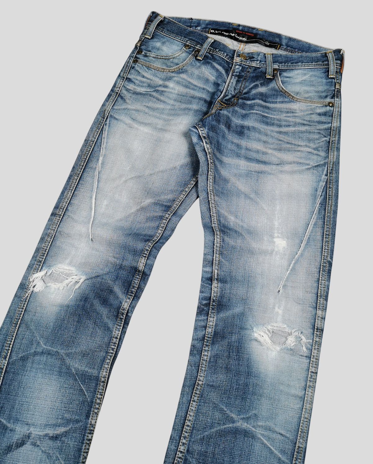 Kapital Blueway distressed flared jeans Size US 34 / EU 50 - 3 Thumbnail