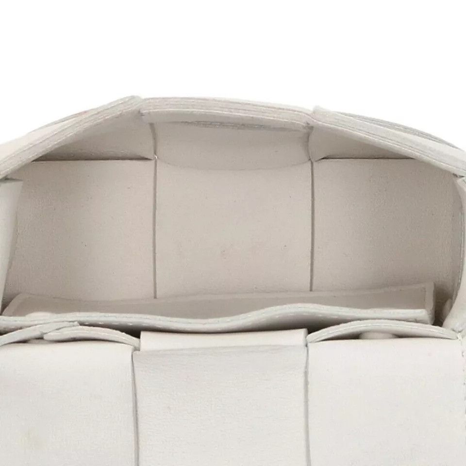 Bottega Veneta o1loc1c0824 Size: OS / Leather Cross-Body Mini Bag in White Size ONE SIZE - 3 Thumbnail