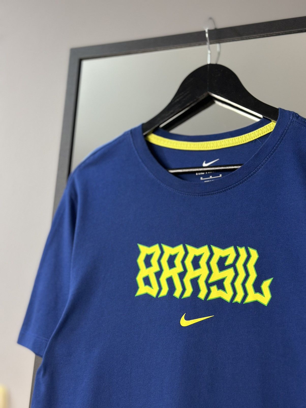 Nike Vintage Nike Brazil Polo t-shirt Blokcore Jersey Soccer Ney Size US M / EU 48-50 / 2 - 5 Thumbnail