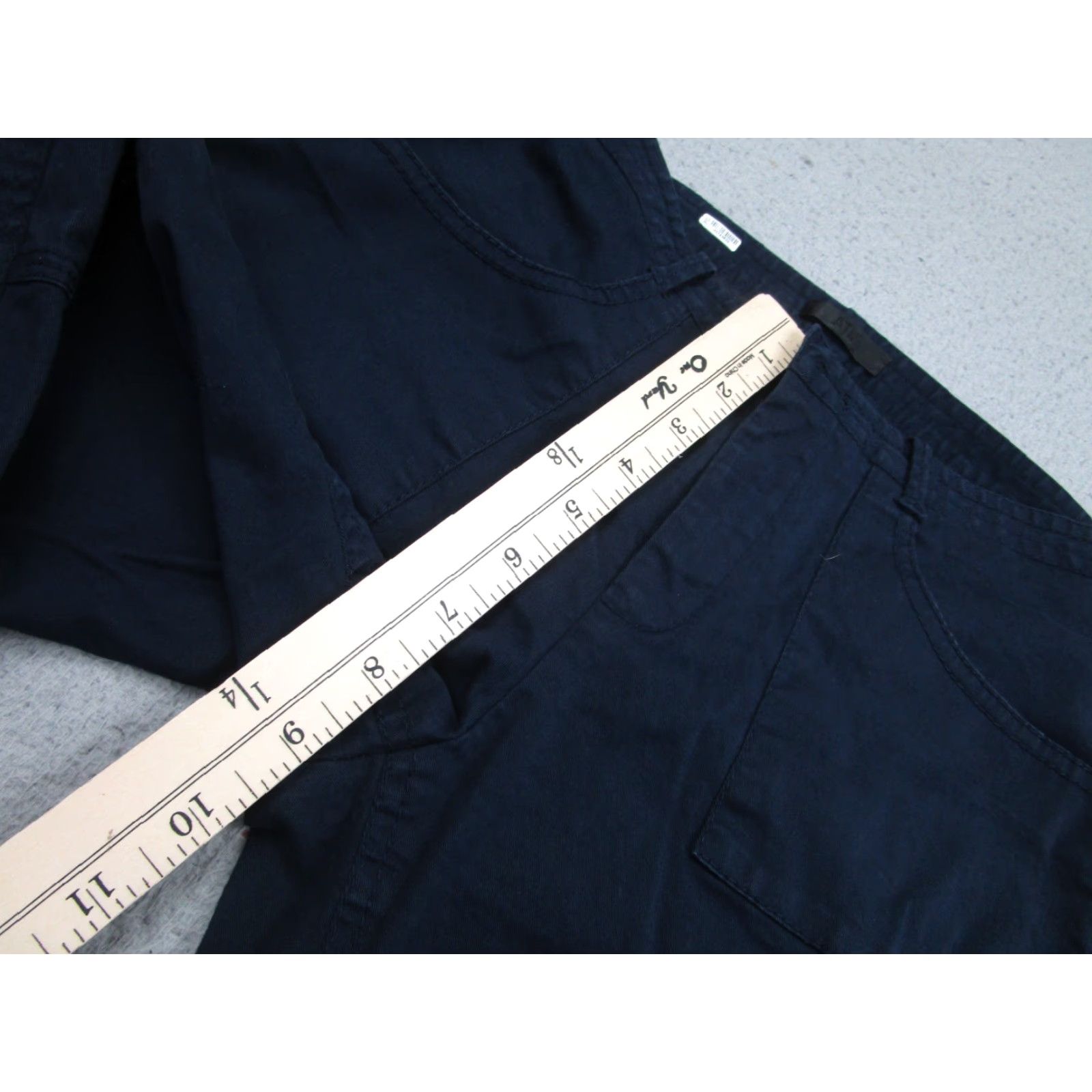 Vintage ATM Pants Womens 6 Navy Blue Utility Trousers Military Chino Tapered Casual Pockets Reg Leg Style Womens Pants Size 28" / US 6 / IT 42 - 7 Thumbnail