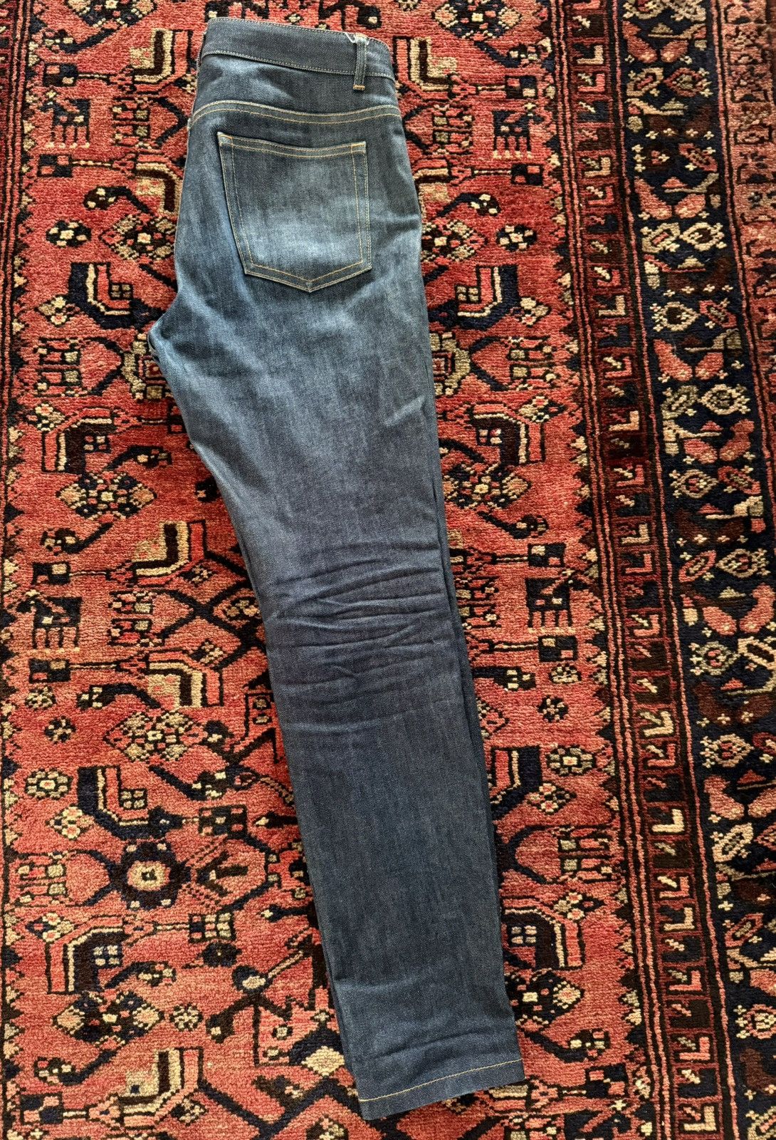 A.P.C. Indigo Raw Denim Jeans Tapered A.P.C Size US 30 / EU 46 - 4 Thumbnail