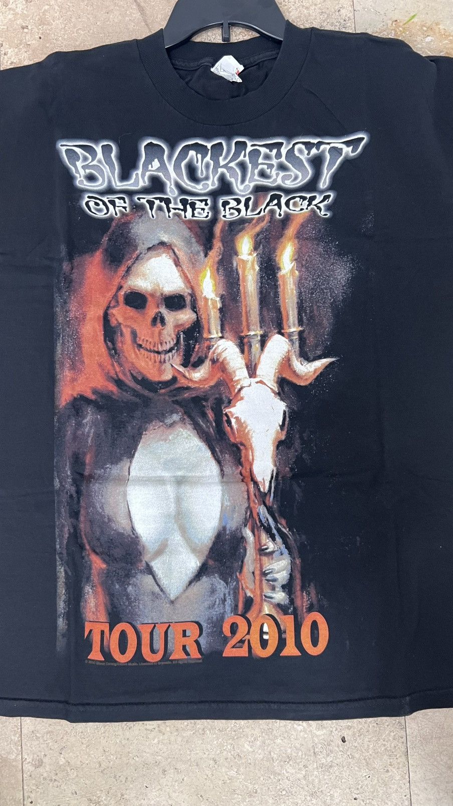 Band Tees × Vintage 2010 Danzig Blackest Of The Black Tour Tee Size XL Size US XL / EU 56 / 4 - 6 Thumbnail