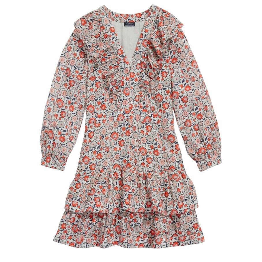 Vineyard Vines New VIineyard Vines Ivy Ruffle Mini Dress $328 SIZE 2 Floral Size XS / US 0-2 / IT 36-38 - 6 Thumbnail