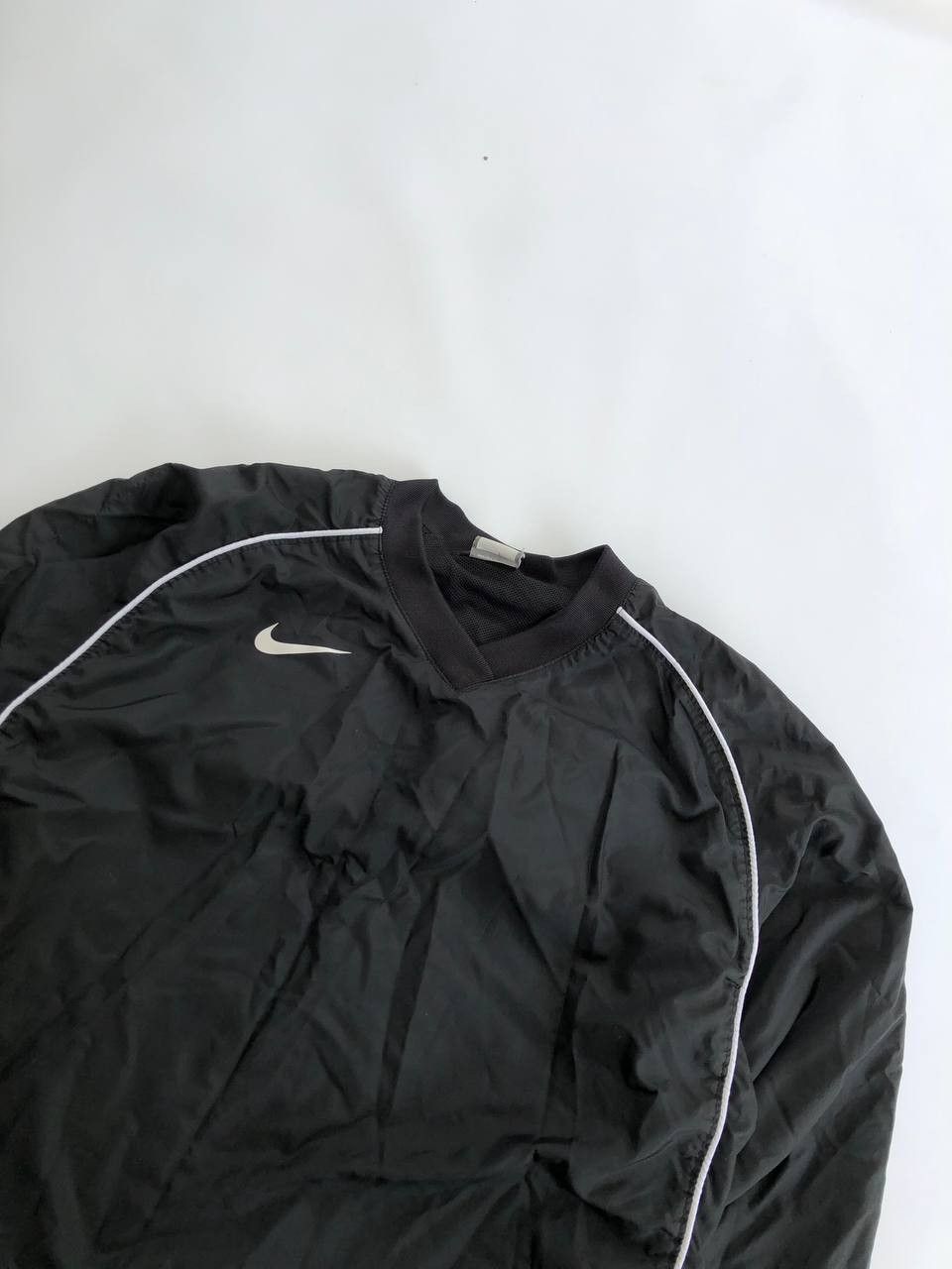 Nike Vintage Nike Nylon Sweatshirt Mini Logo Drill Y2K Size US M / EU 48-50 / 2 - 3 Thumbnail