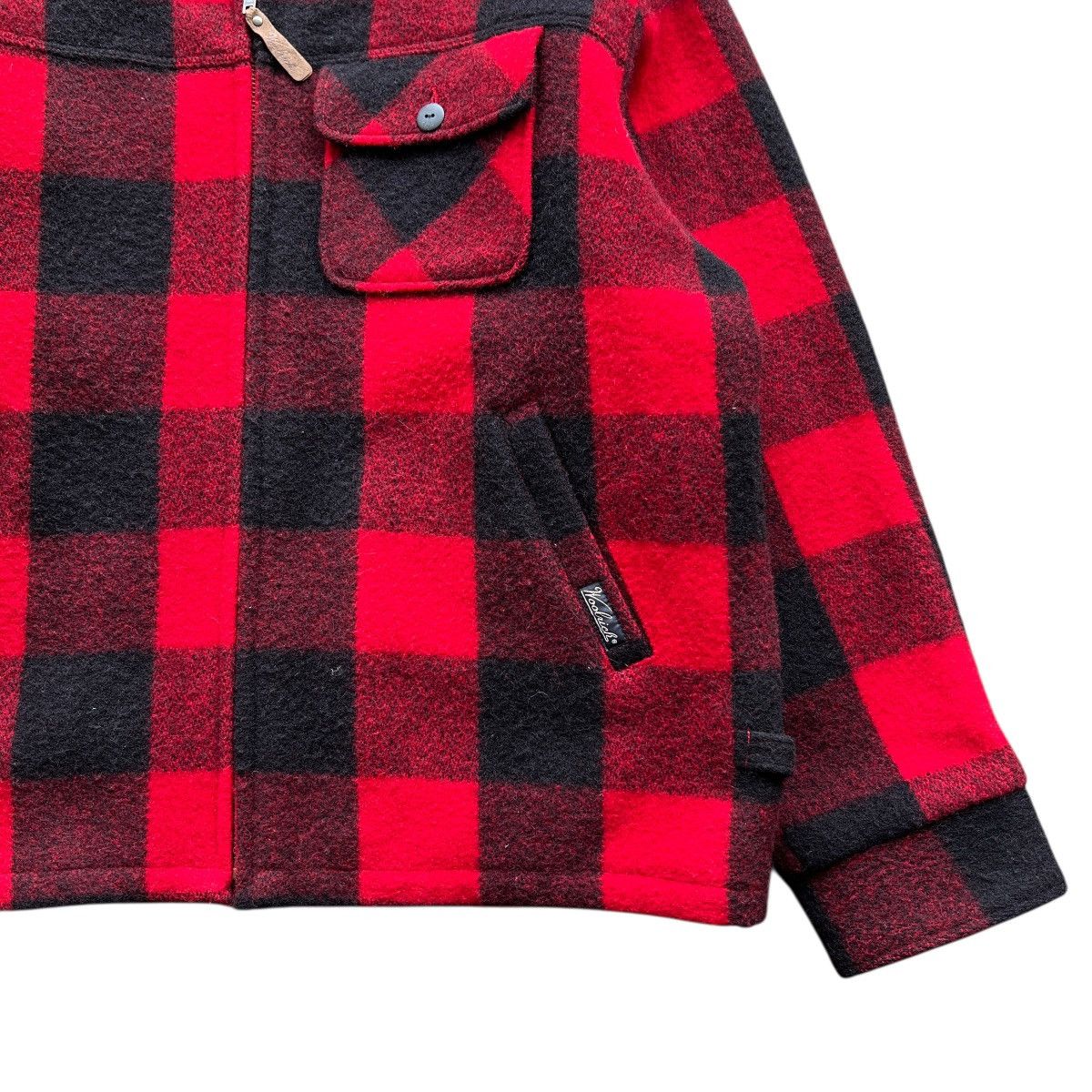 Woolrich Woolen Mills Vintage Woolrich red black buffalo-plaid wool jacket quilted Size US L / EU 52-54 / 3 - 10 Thumbnail