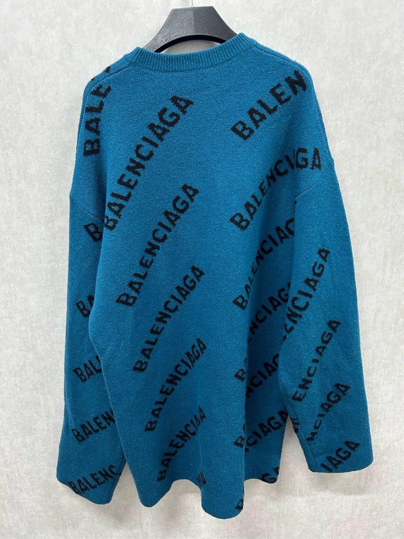 Balenciaga Balenciaga Bulletproof Full LOGO Sweater S Size Size US S / EU 44-46 / 1 - 4 Thumbnail