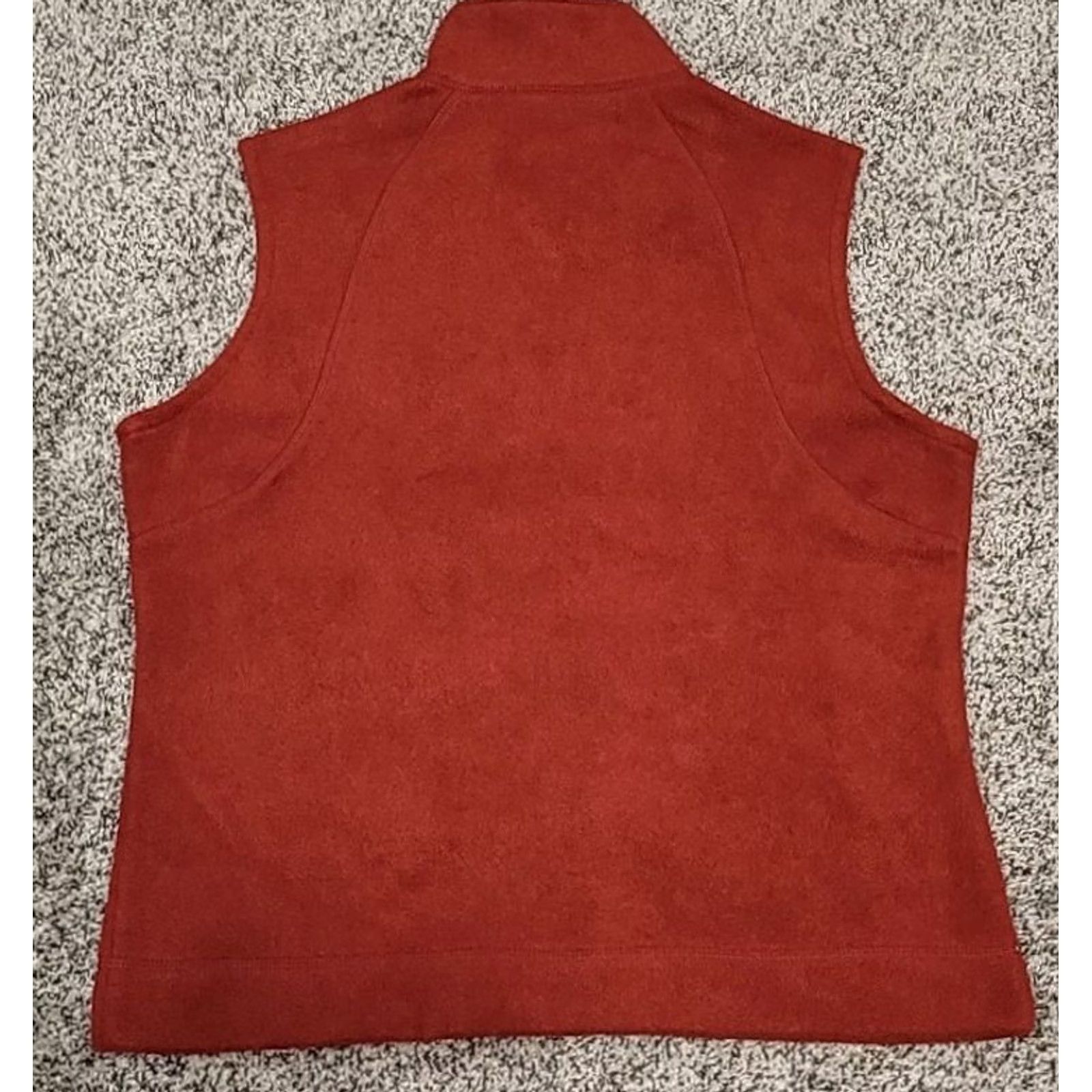 Vintage Columbia Vest Sapphire Sky Red Fleece Vest Sz Small NWT NEW Women's Sleeveless Mid-Length Full Zip Size S / US 4 / IT 40 - 2 Thumbnail