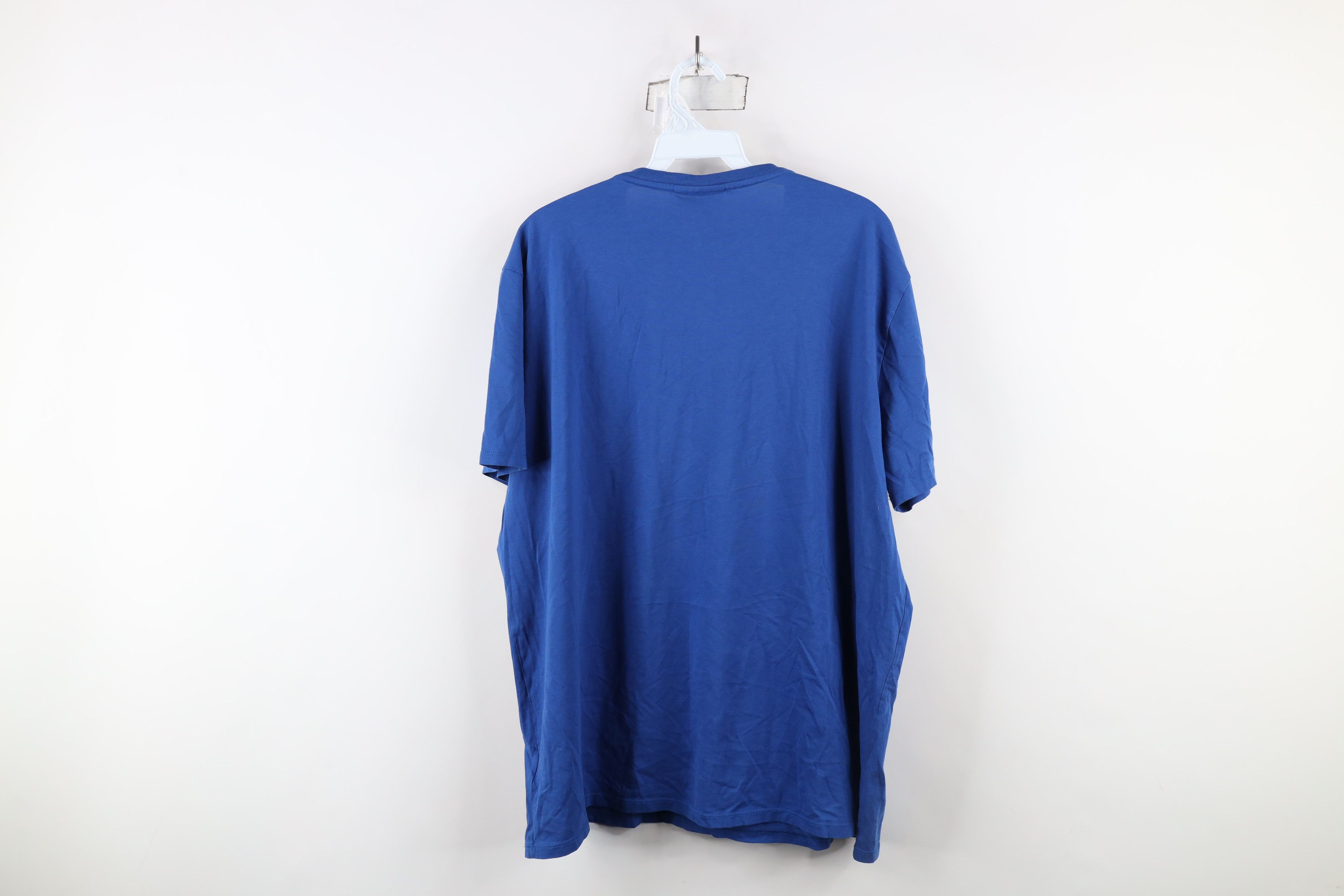 Lacoste × Vintage Lacoste Logo Pima Cotton Short Sleeve V-Neck T-Shirt Blue Size US XXL / EU 58 / 5 - 7 Thumbnail