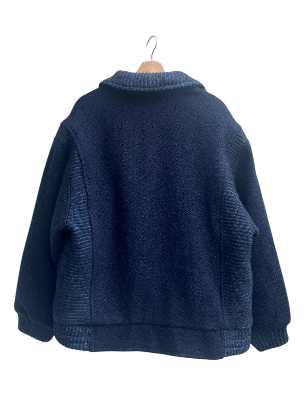 Vintage Vintage Samband of Iceland Double Breasted Knit Wool Jacket Size US L / EU 52-54 / 3 - 5 Thumbnail