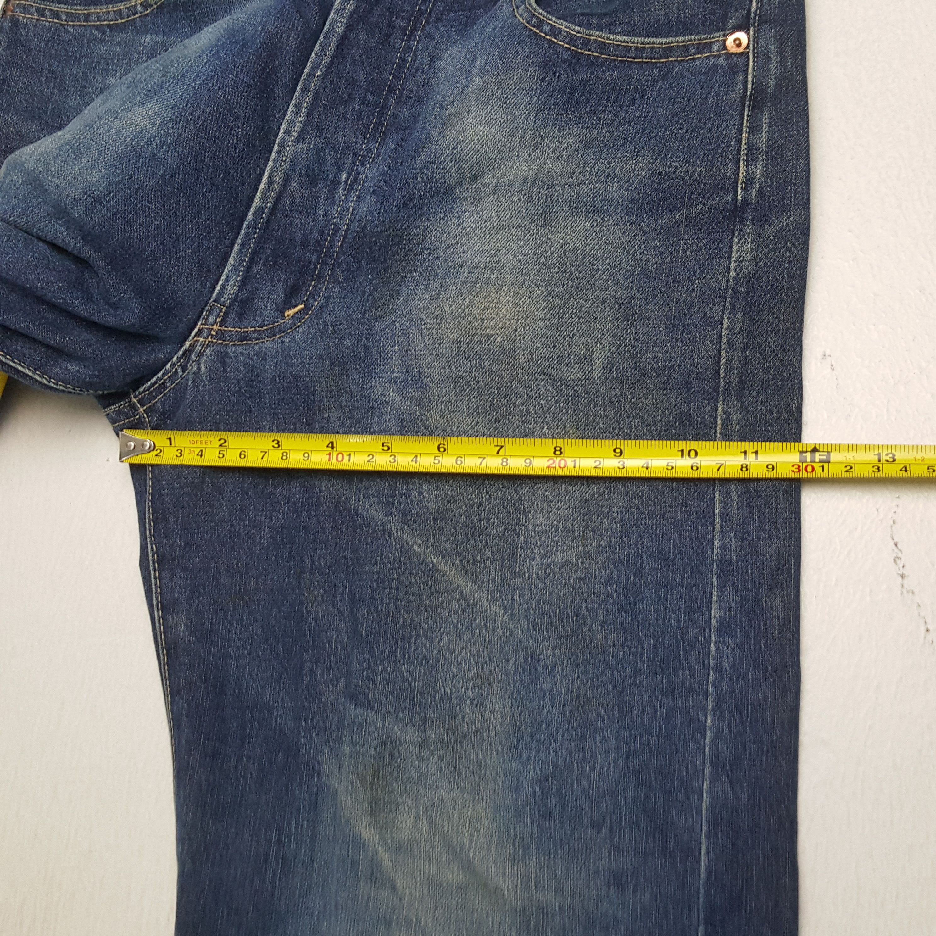 Evisu × Japanese Brand × Vintage Vintage EVISU Japanese Brand Daicock Custom Design Jeans Size US 30 / EU 46 - 9 Thumbnail