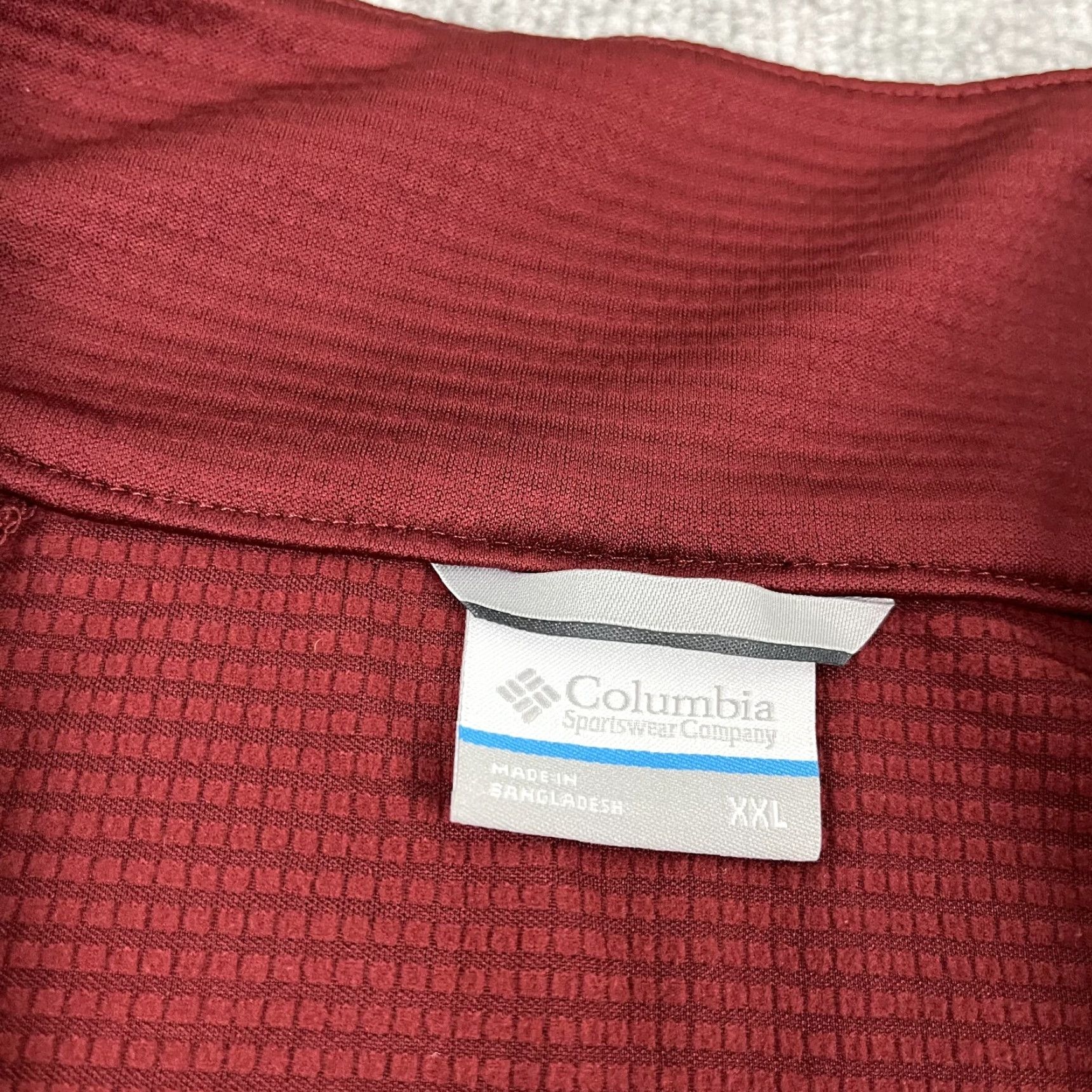 Vintage Columbia Jacket Mens 2XL Red Quarter Zip Pullover Zipped Pocket Long Sleeve Casual Outdoor Sports Jacket Men XXL Red Size US XXL / EU 58 / 5 - 3 Thumbnail