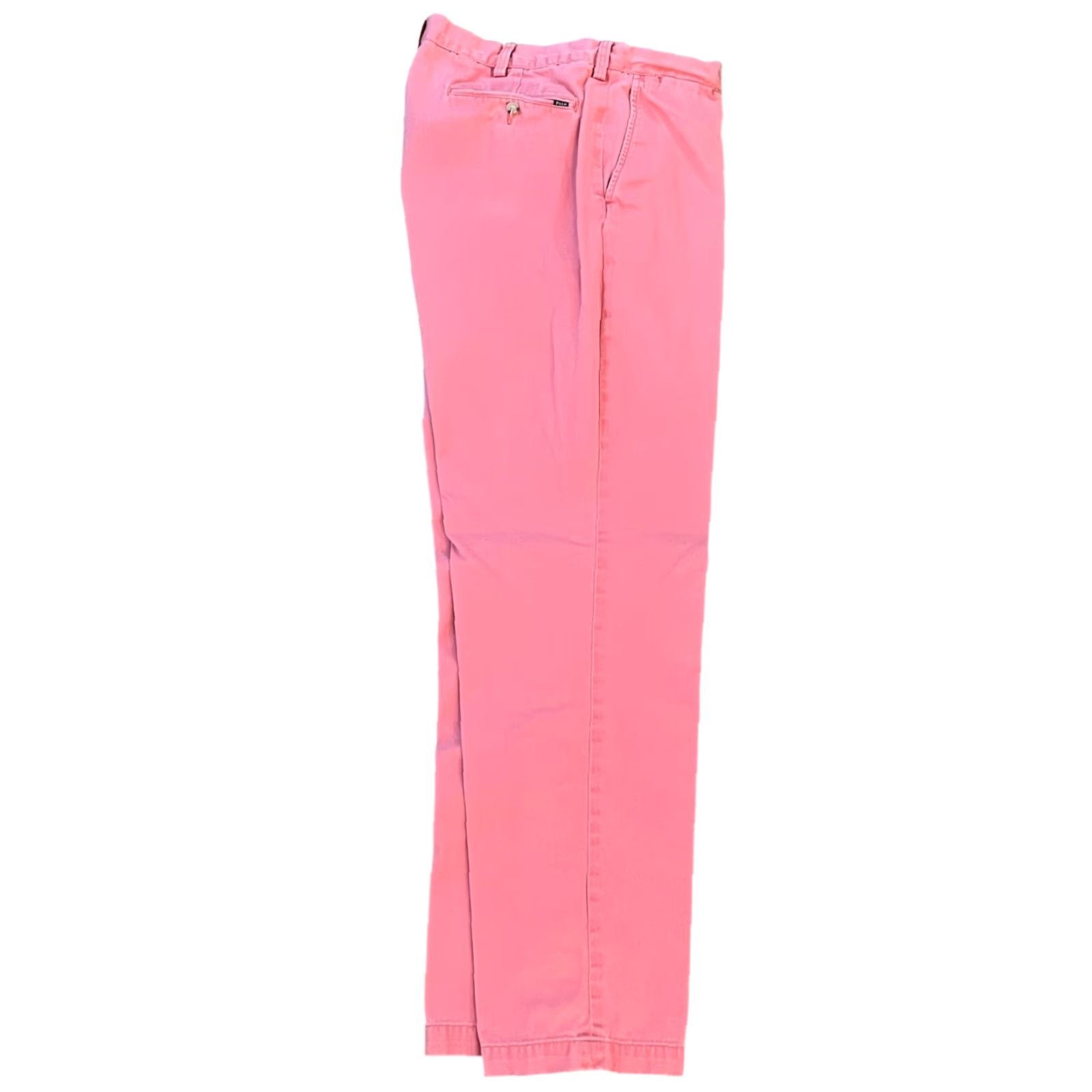 Polo Ralph Lauren Polo Ralph Lauren Chino Pants Men 36x32 Pink Classic Fit Flat Front Straight Size US M / EU 48-50 / 2 - 4 Thumbnail
