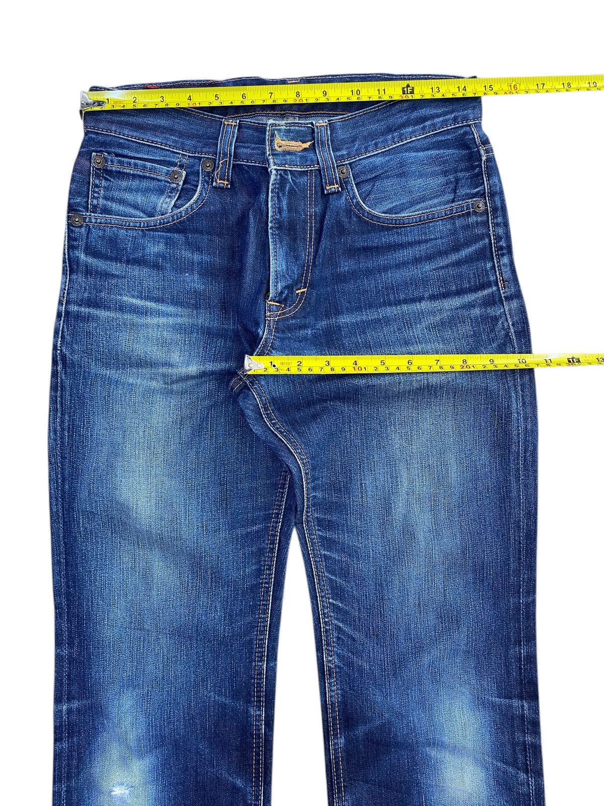 Edwin Vintage Edwin 503 Faded Dark Wash Style Straight Cut Jeans Size US 30 / EU 46 - 5 Thumbnail