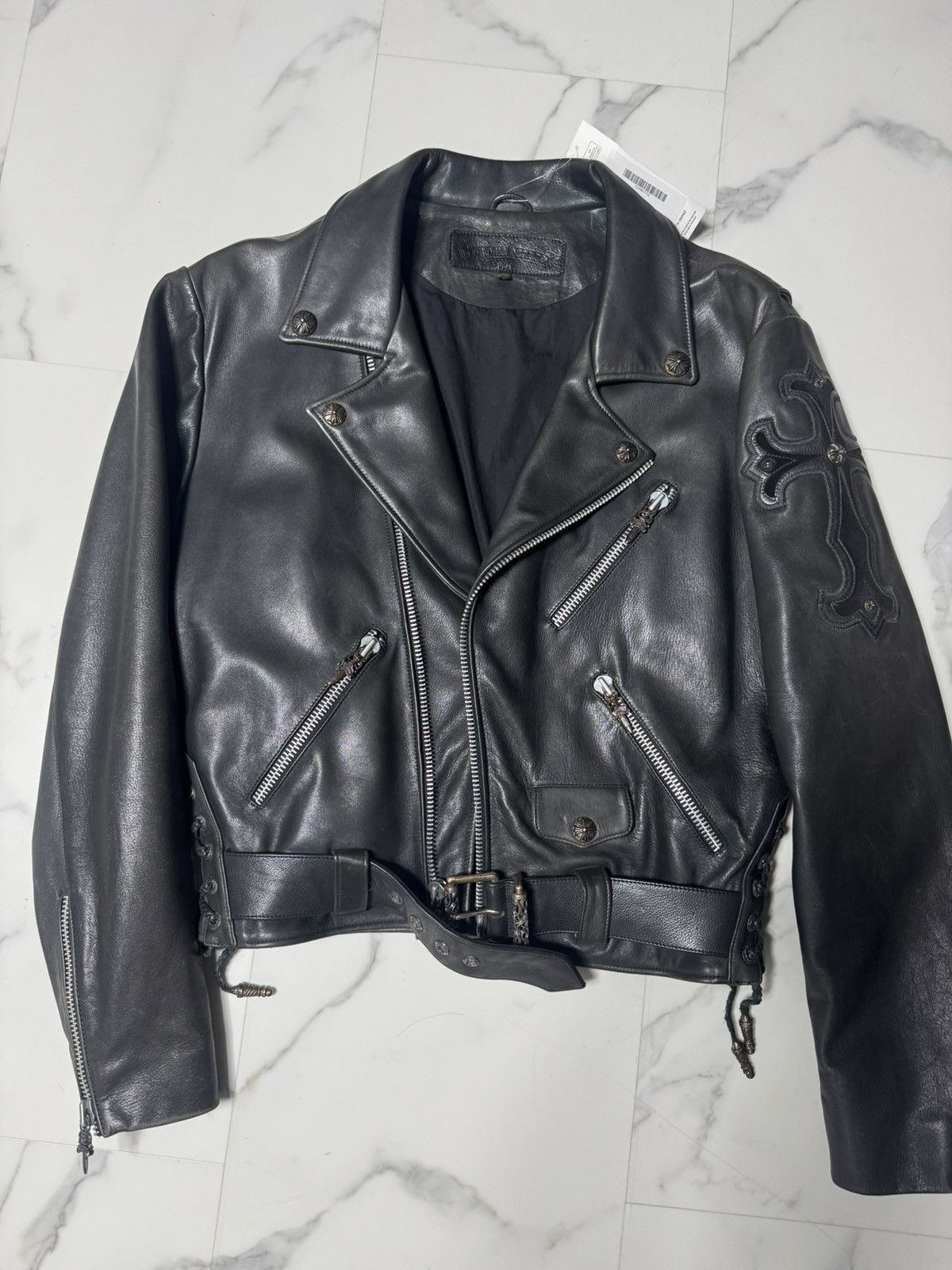 Chrome Hearts Chrome Hearts OG 90s Leather Jacket Size US M / EU 48-50 / 2 - 2 Thumbnail