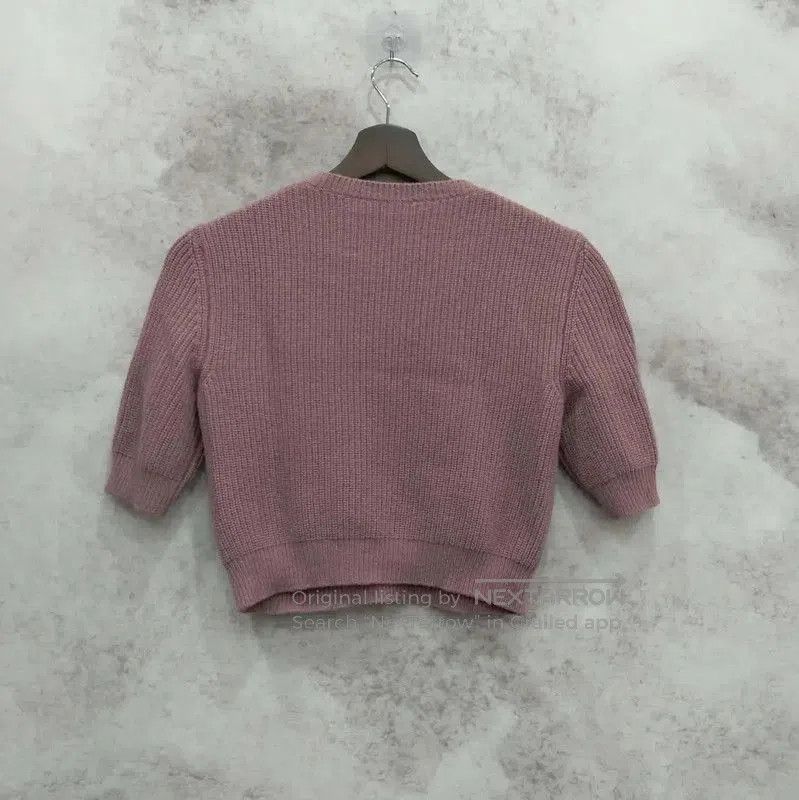 Valentino Valentino Light Purple Cashmere Short Sleeve Sweater . Size M / US 6-8 / IT 42-44 - 2 Thumbnail