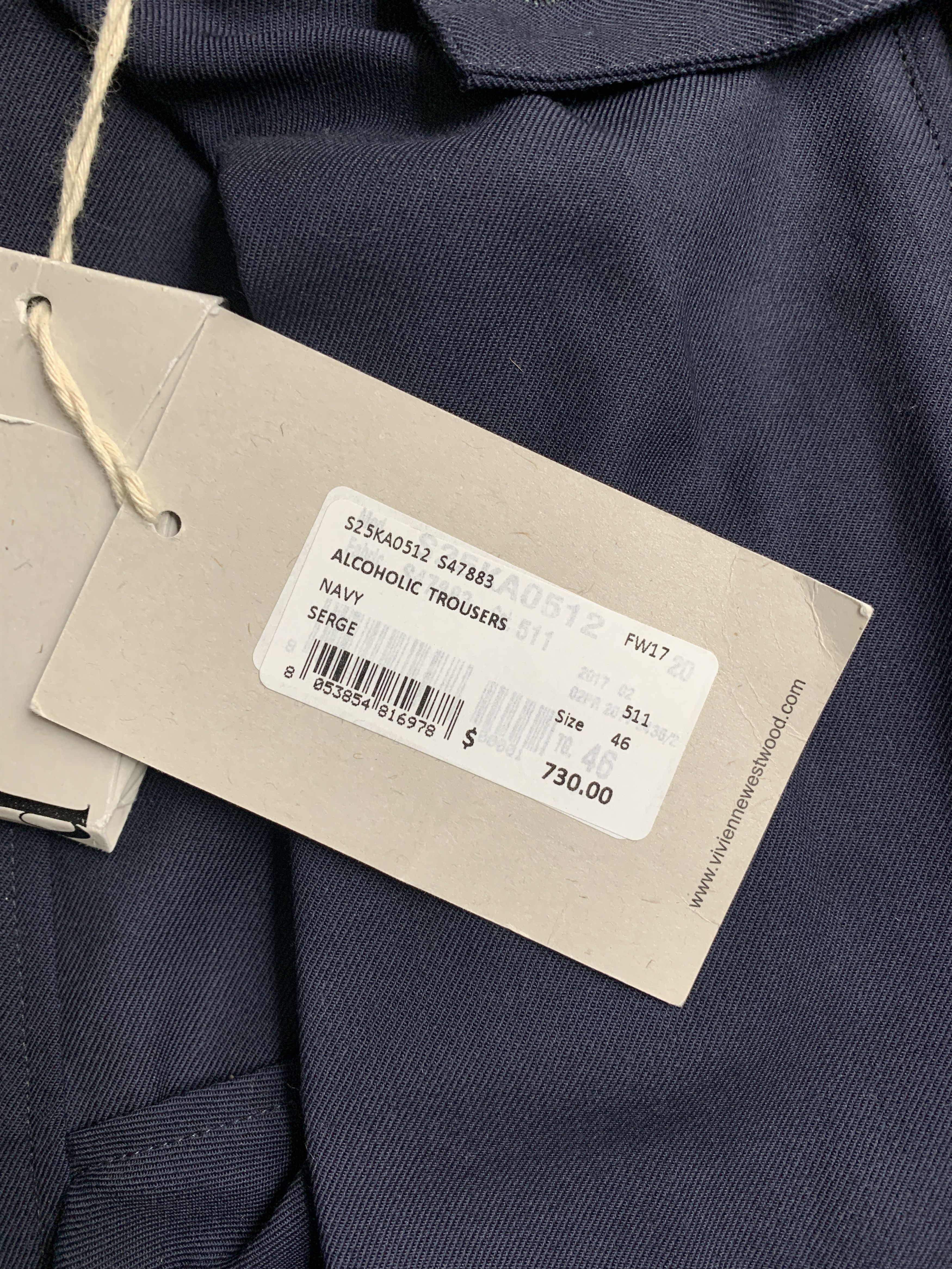 Vivienne Westwood Brand New 2017 Multi Fabric 730$ Alcoholic Trousers Size US 30 / EU 46 - 8 Thumbnail