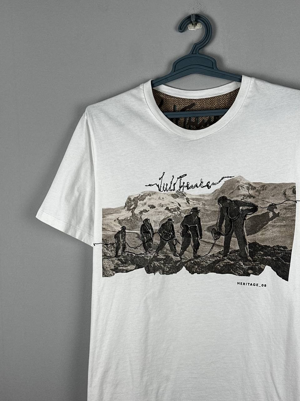 Vintage Luis Trenker Luxury White Heritage T Shirt Size US L / EU 52-54 / 3 - 3 Thumbnail