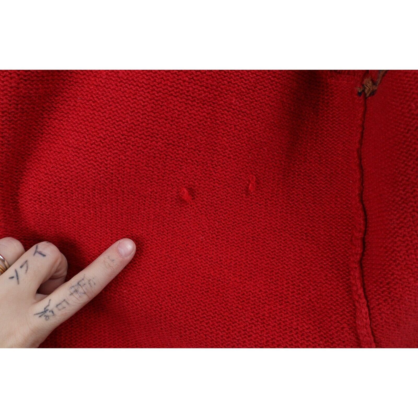 Vintage Vintage 90s Distressed Christmas Penguin Bells Sweater Vest Size XL / US 12-14 / IT 48-50 - 12 Thumbnail