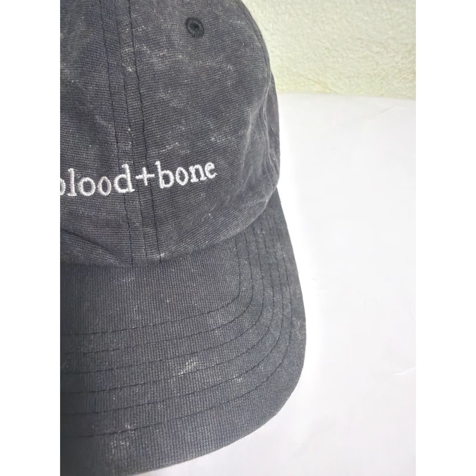 Vintage VINTAGE Blood And Bone Dad Hat Strapback Gray Cotton Distressed Size ONE SIZE - 4 Thumbnail