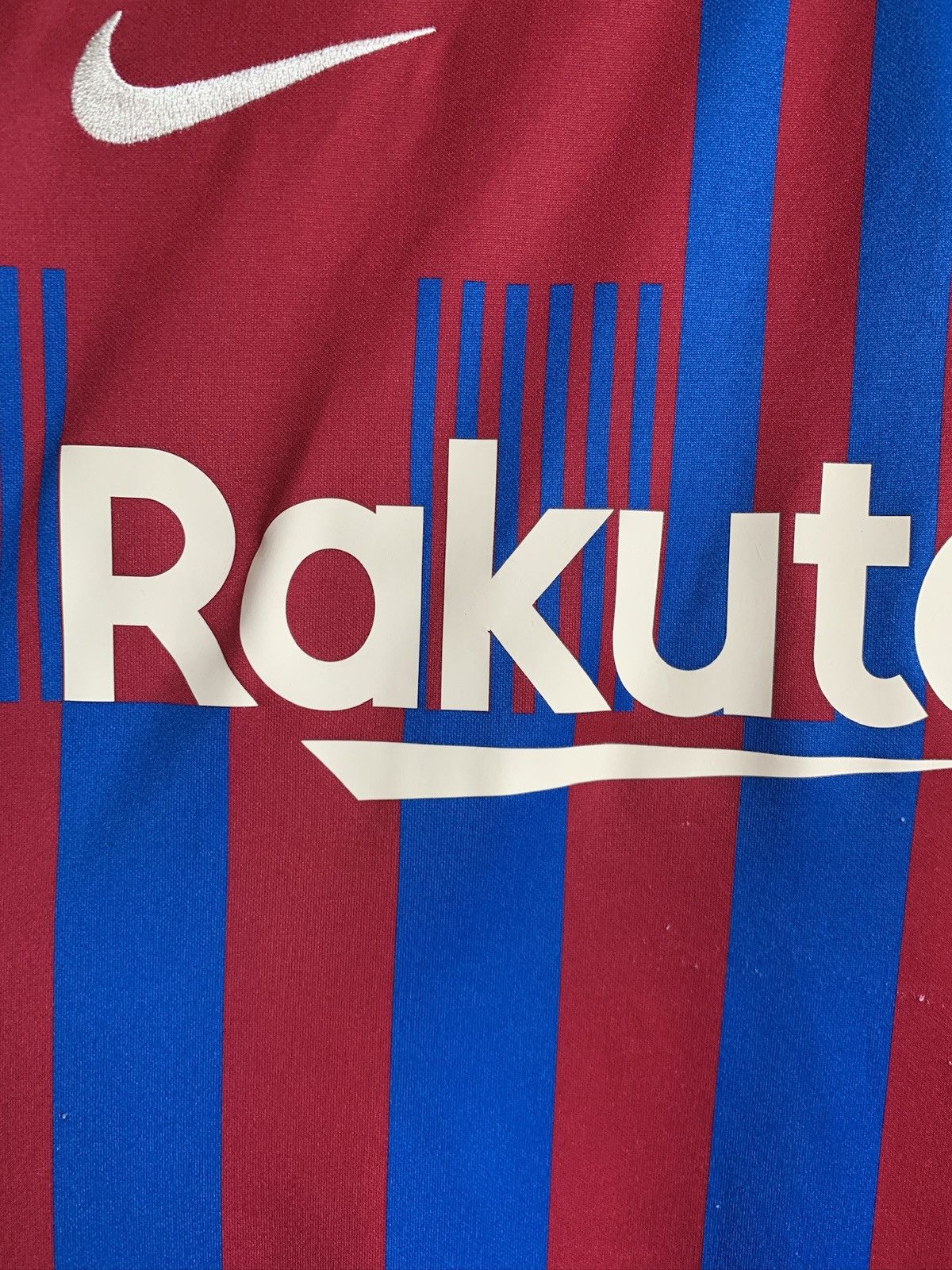 Nike Barcelona 21/22 Home Football Shirt Nike Soccer Jersey Sz S Size US S / EU 44-46 / 1 - 8 Thumbnail