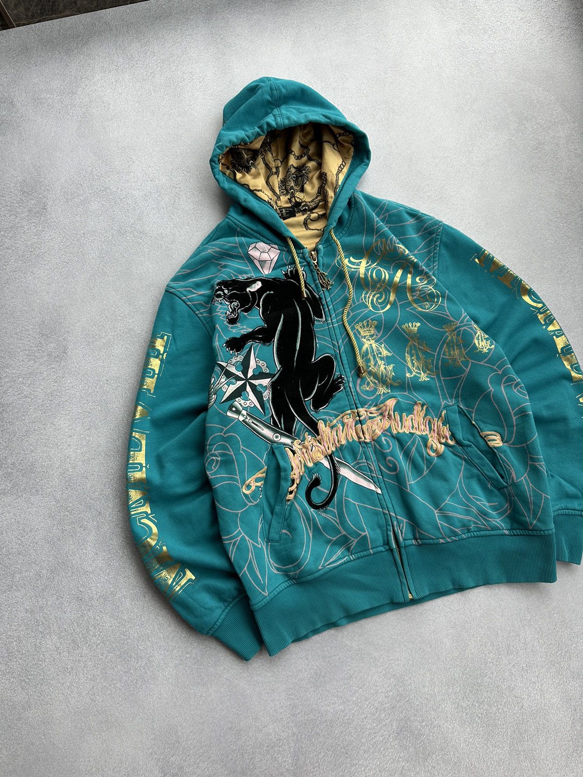 Ed Hardy Hoodie Size XXL good