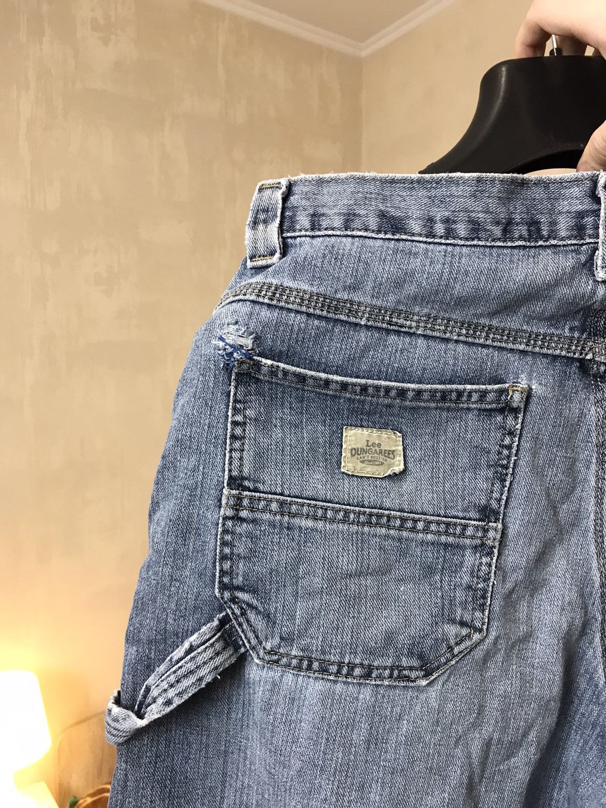 Japanese Brand × Vintage 🔥 VINTAGE DENIM CARPENTER DETROIT CHORE JEANS LEE DUNGAREES Size US 32 / EU 48 - 10 Thumbnail